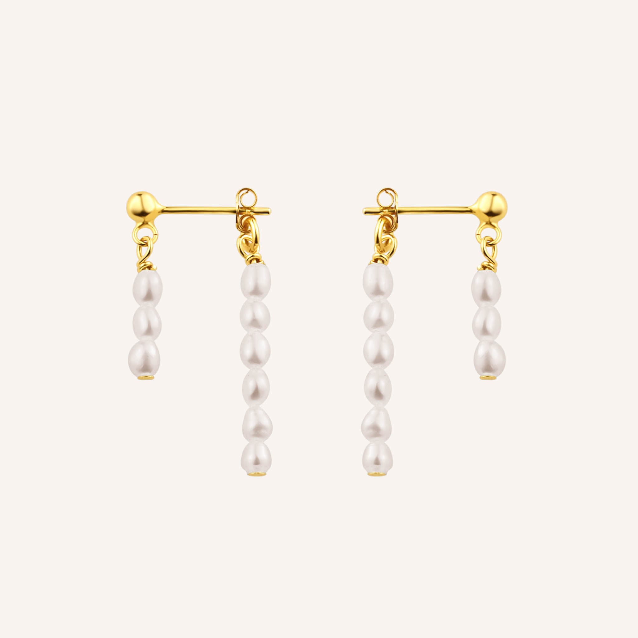 Double Pearl Ohrstecker