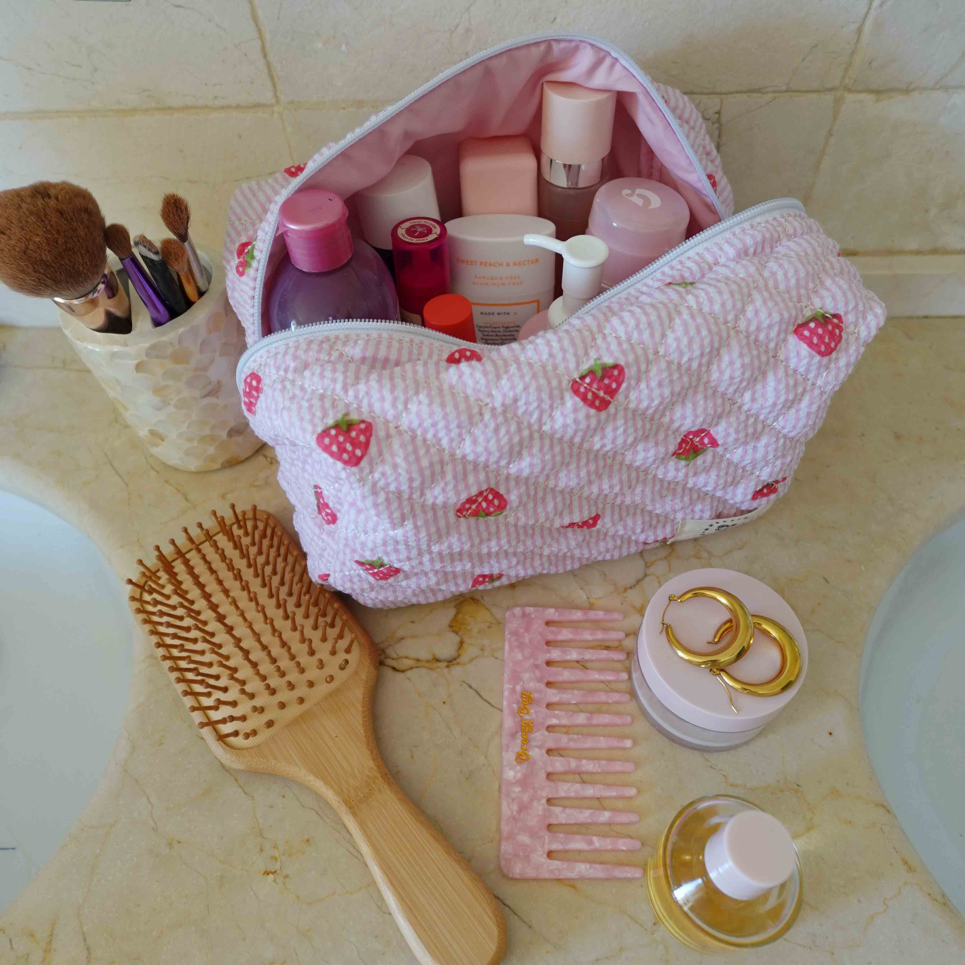 Candy Pink Hair Comb