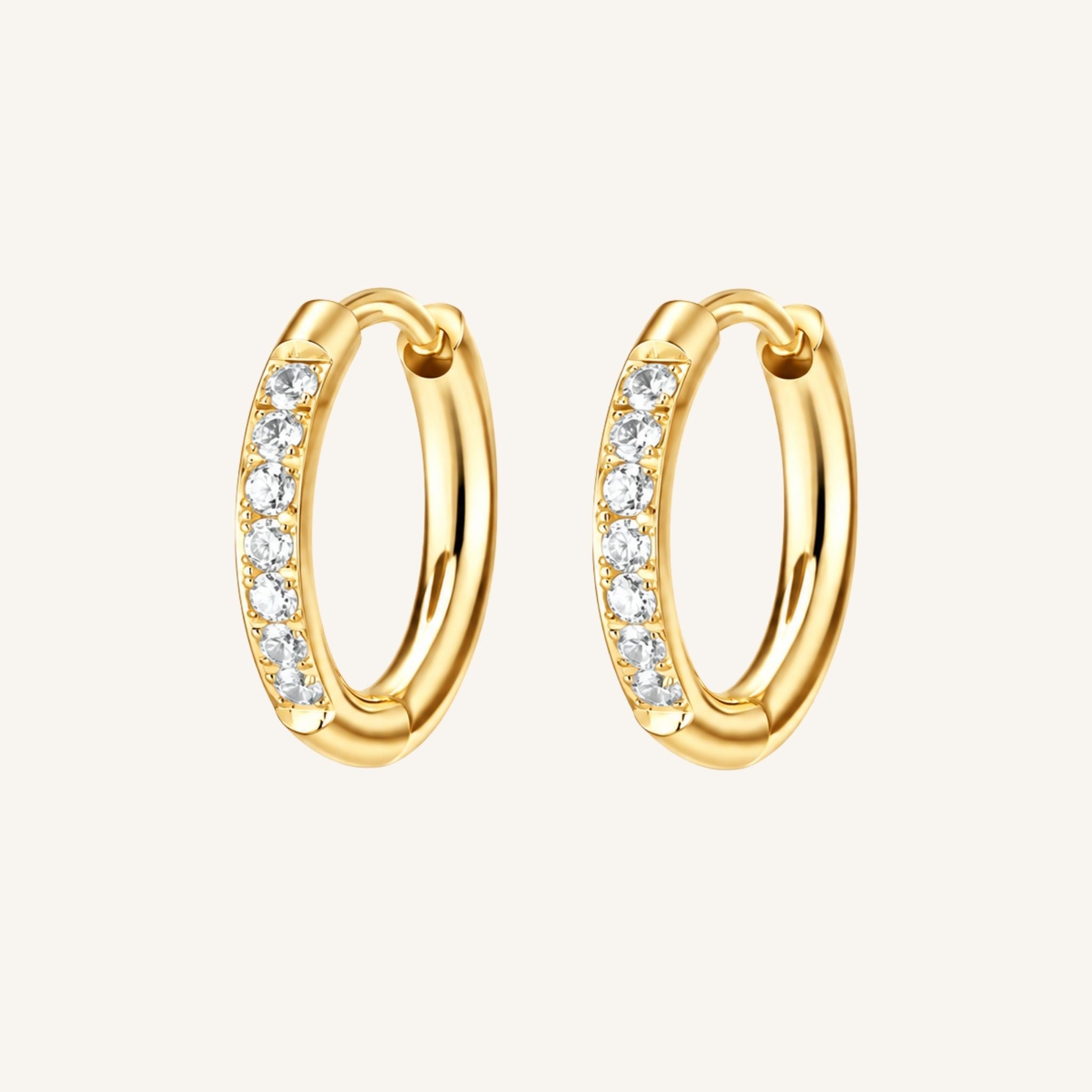 Glimmer Hoop Ohrringe