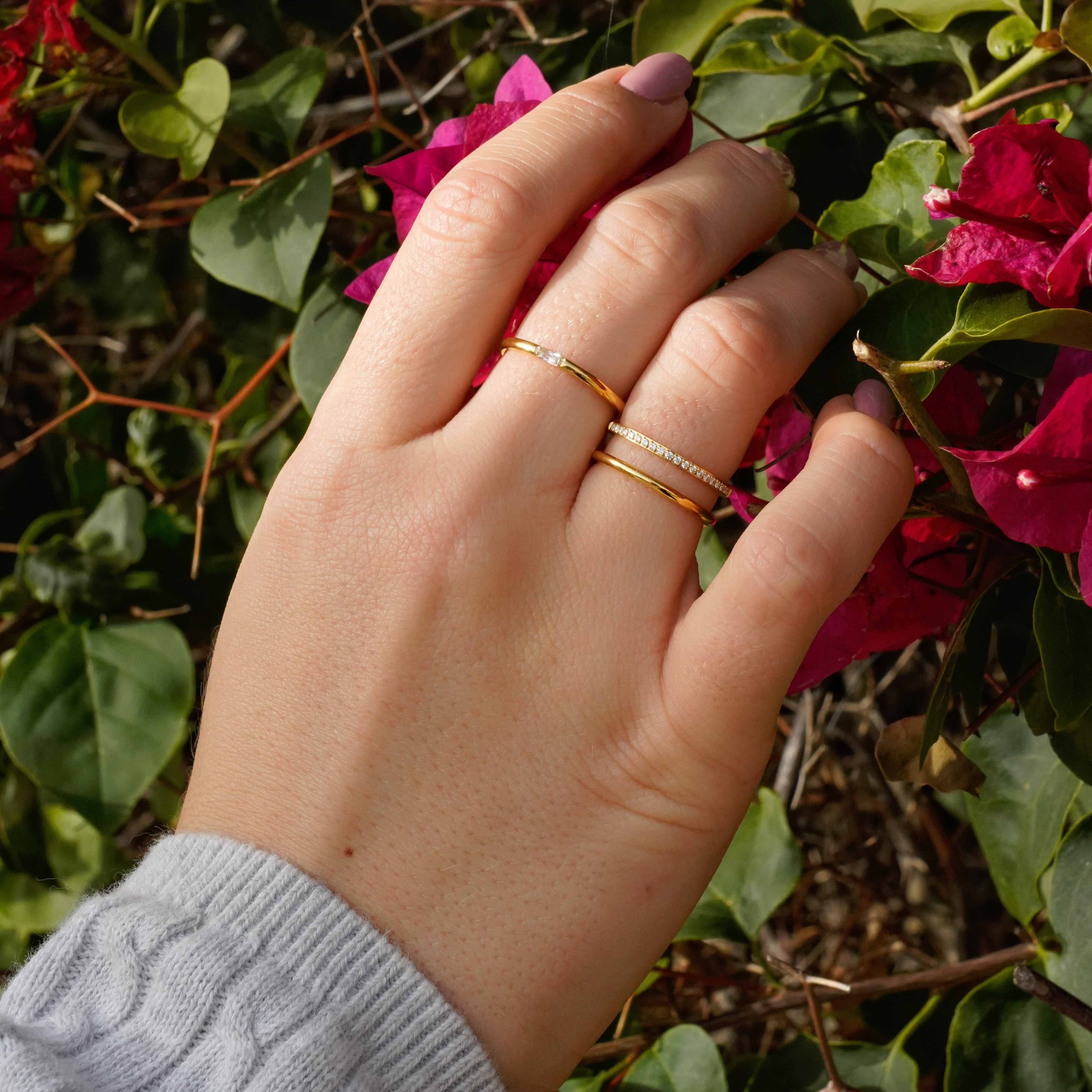 Double Diamonds Ring