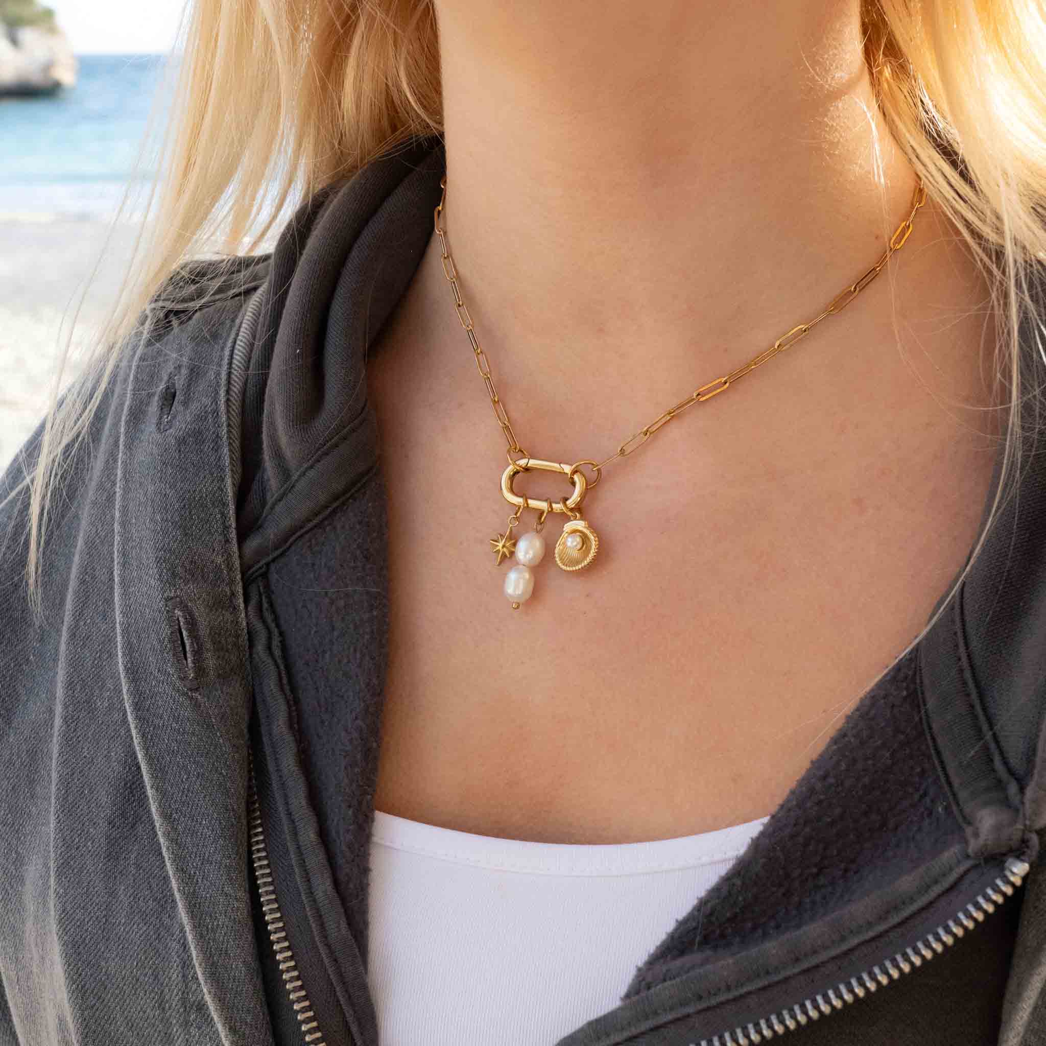 Oval Charm Necklace