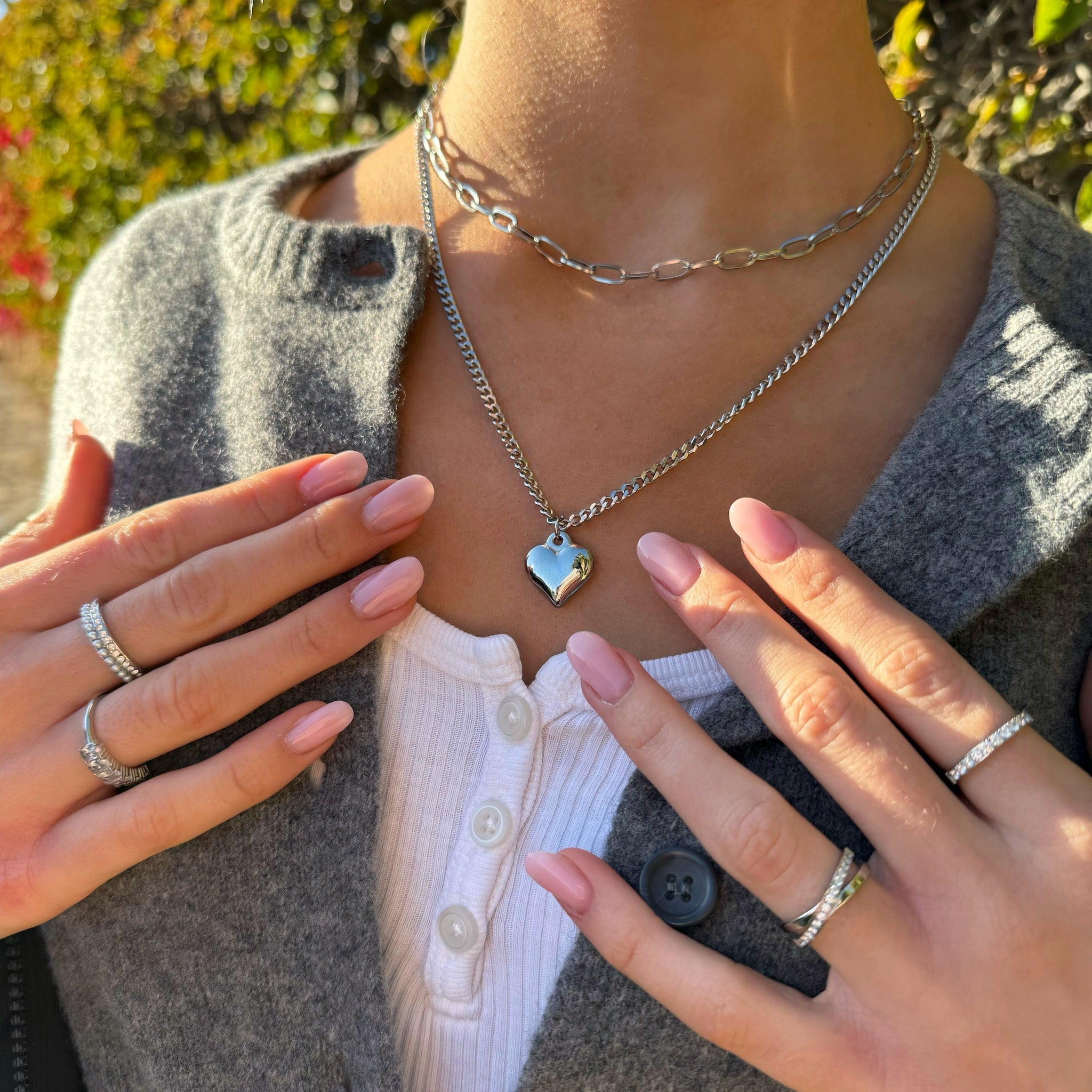 Charm Necklace Layered