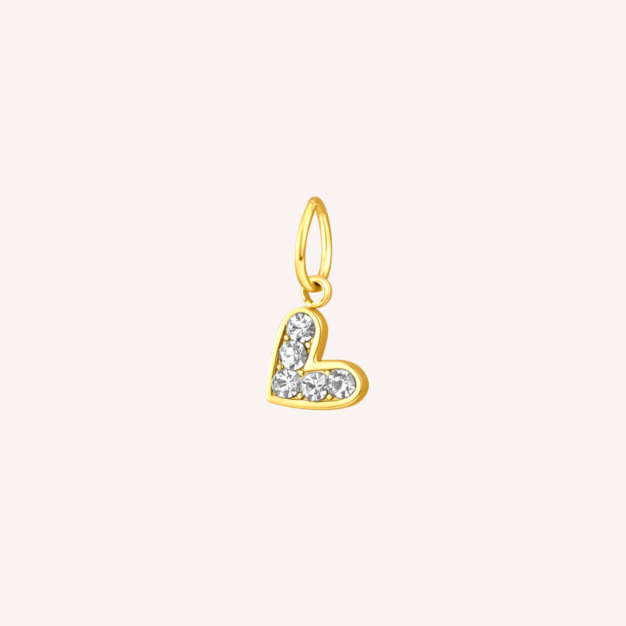 Sparkling Heart Charm