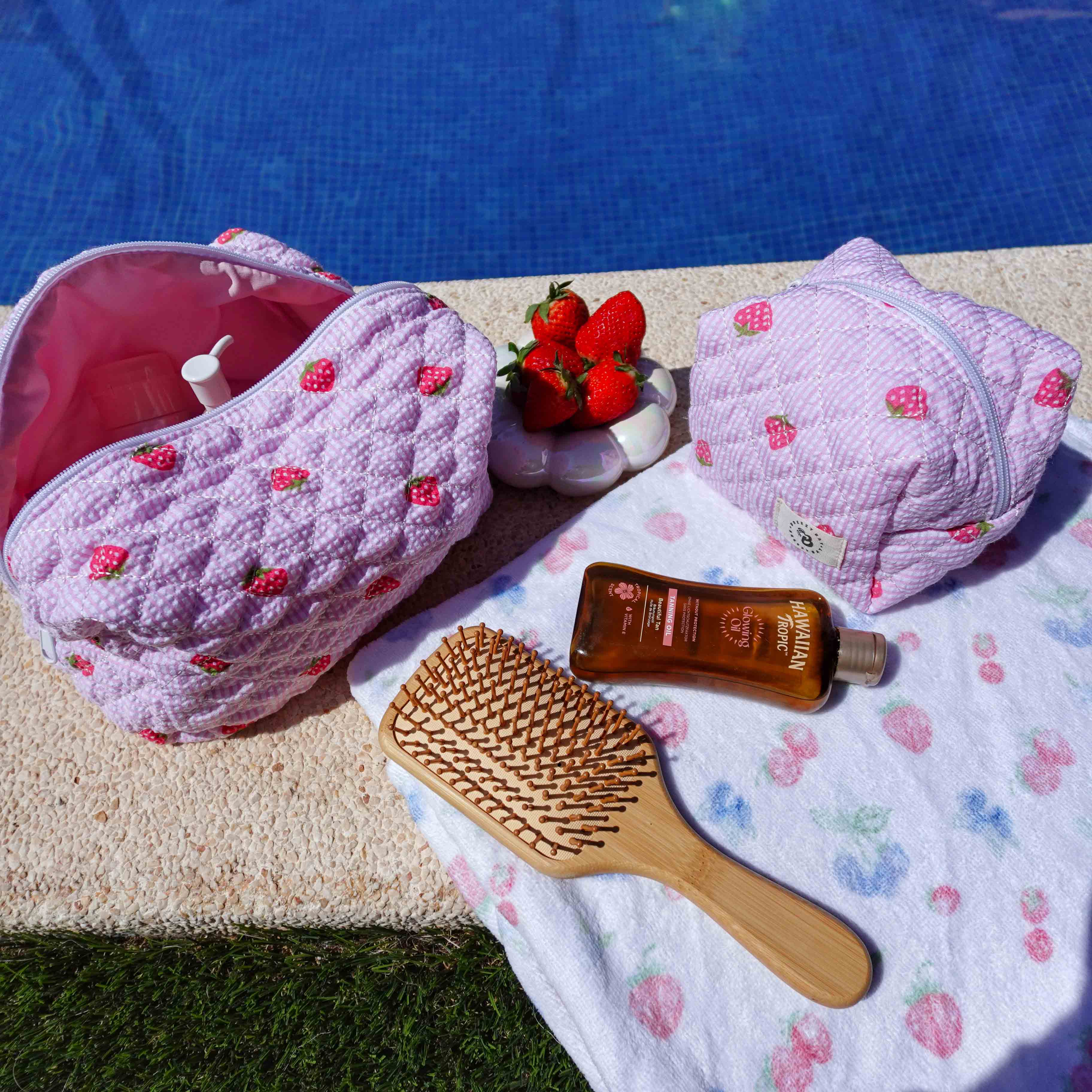 "Strawberry Dream" Large Tasche