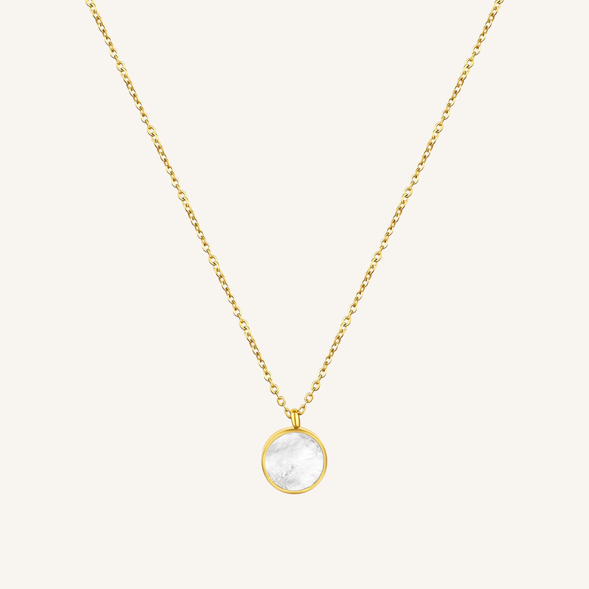 Shiny Circle Necklace