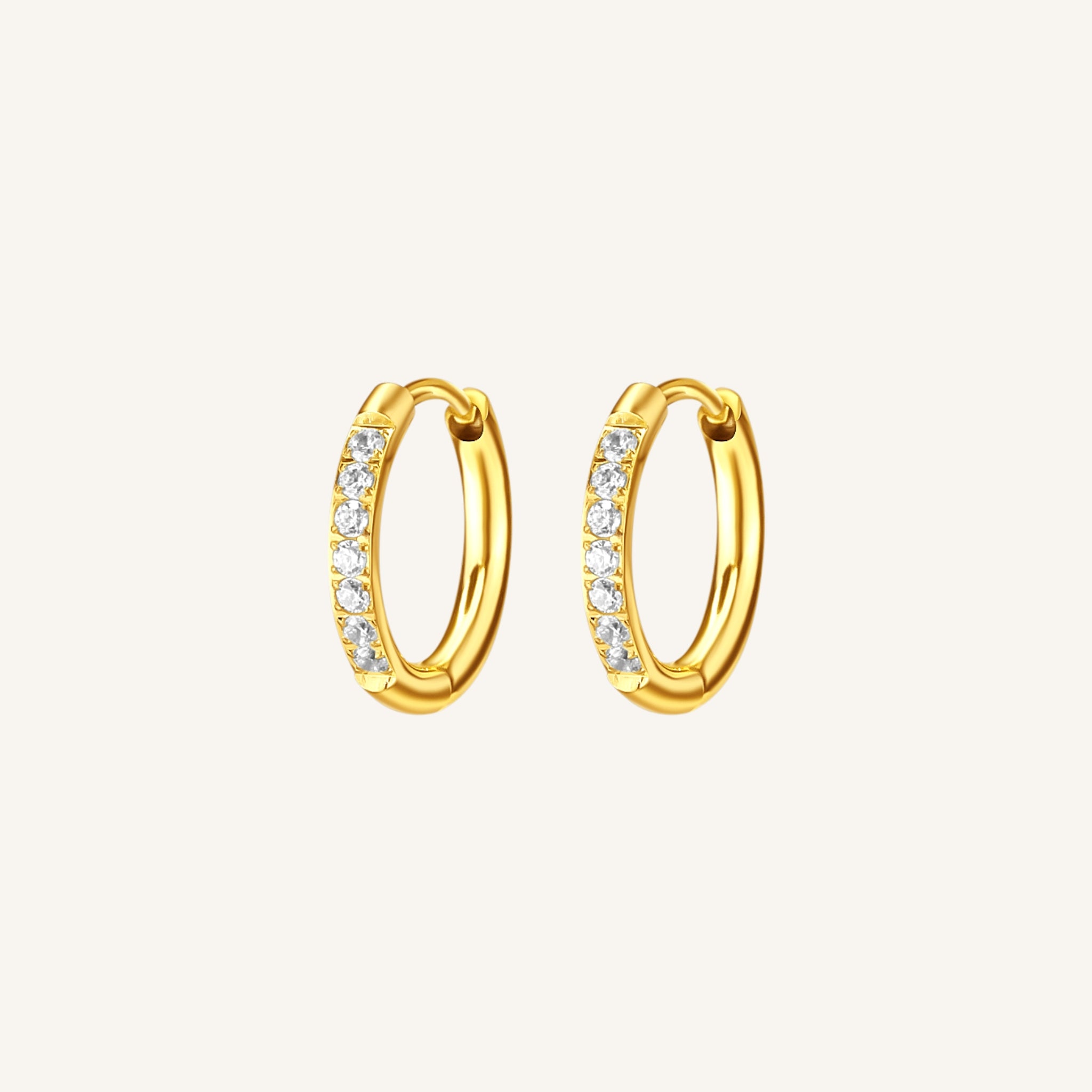 Glimmer Hoop Ohrringe