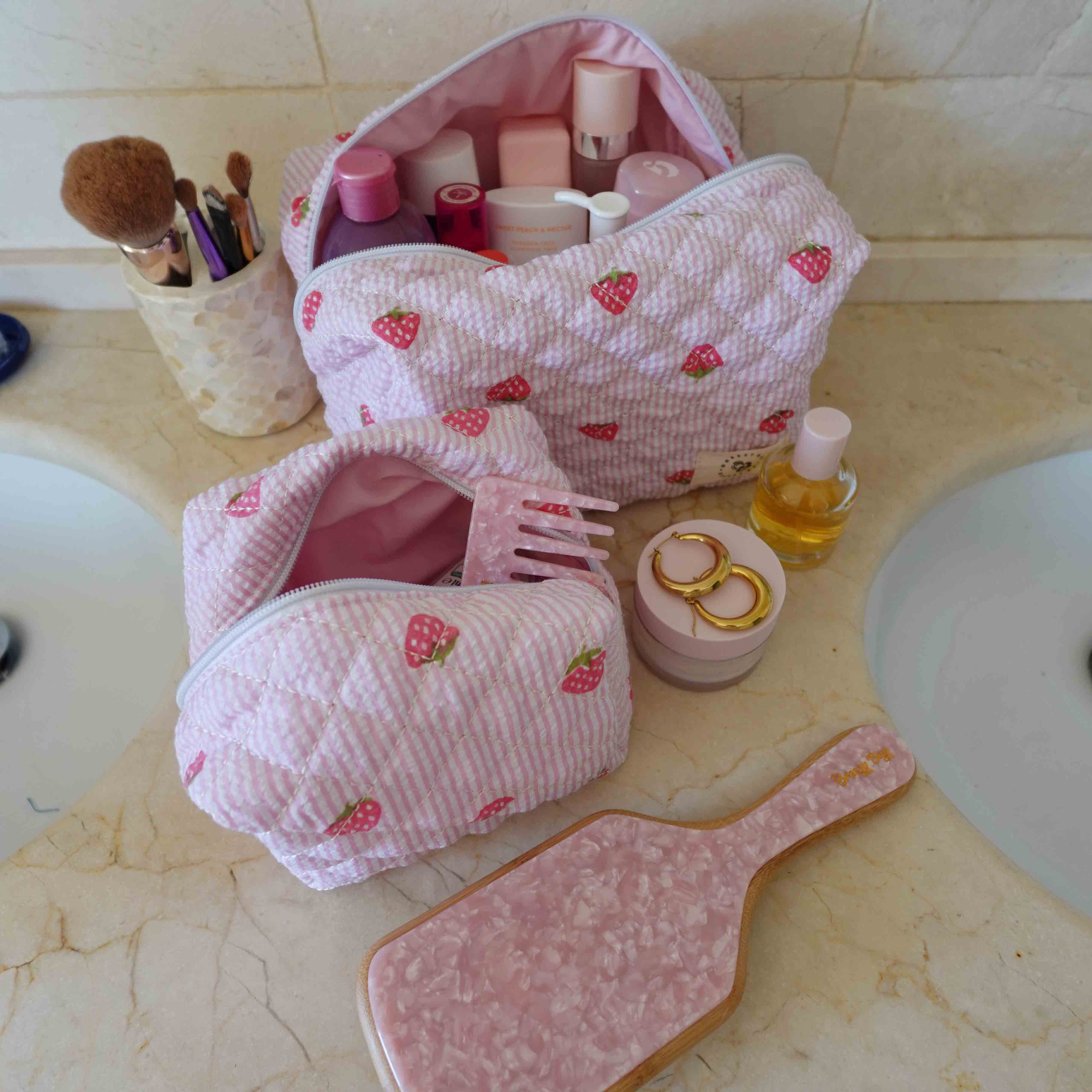 "Strawberry Dream" Large Tasche
