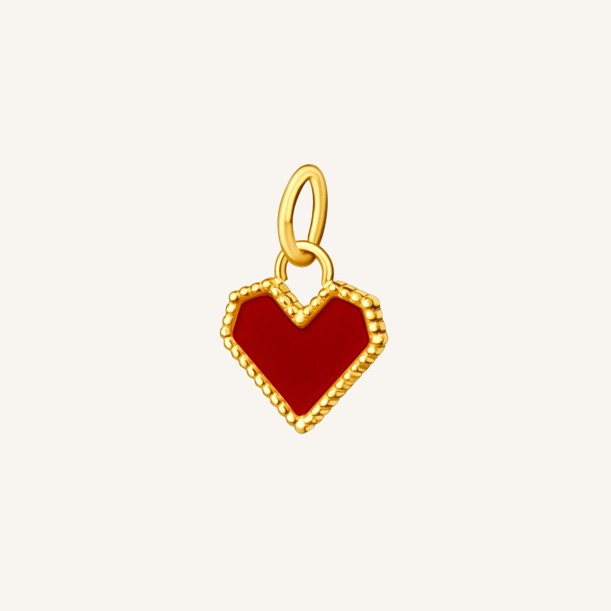 Red Heart Charm