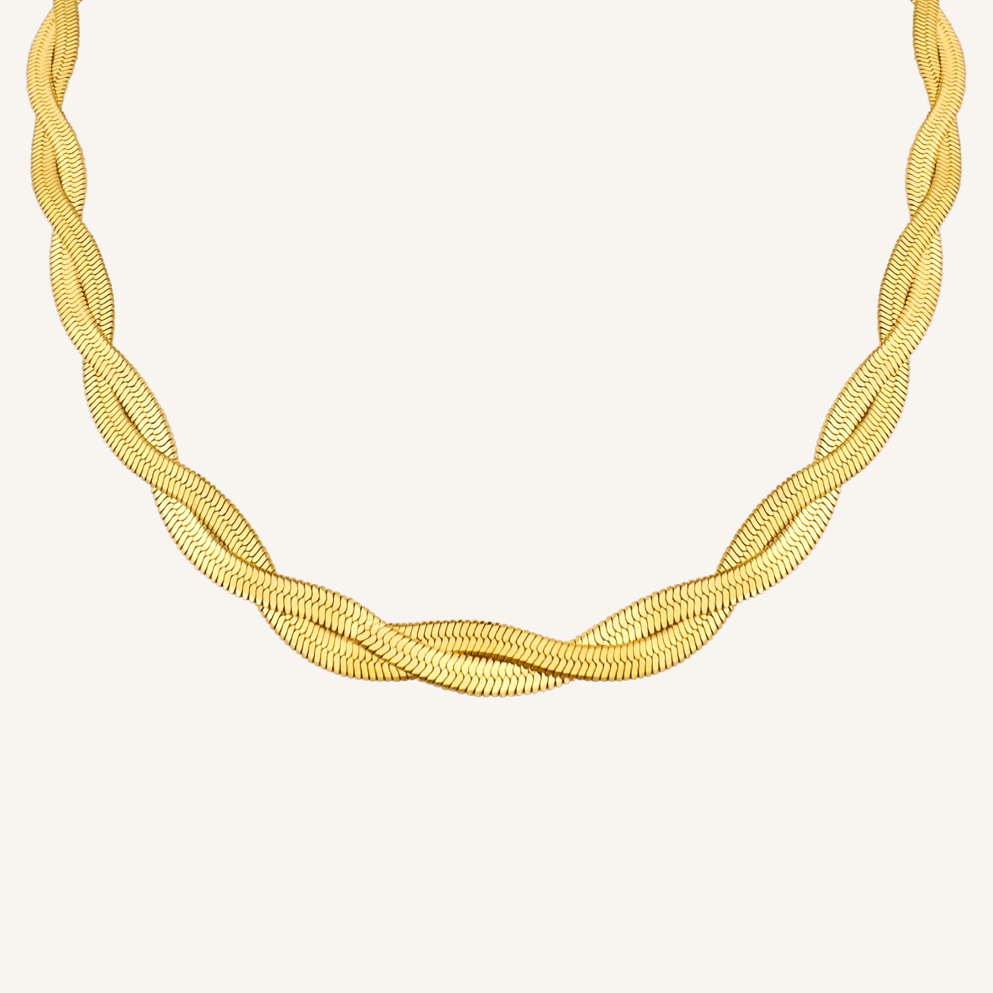 Crossed Snake Necklace