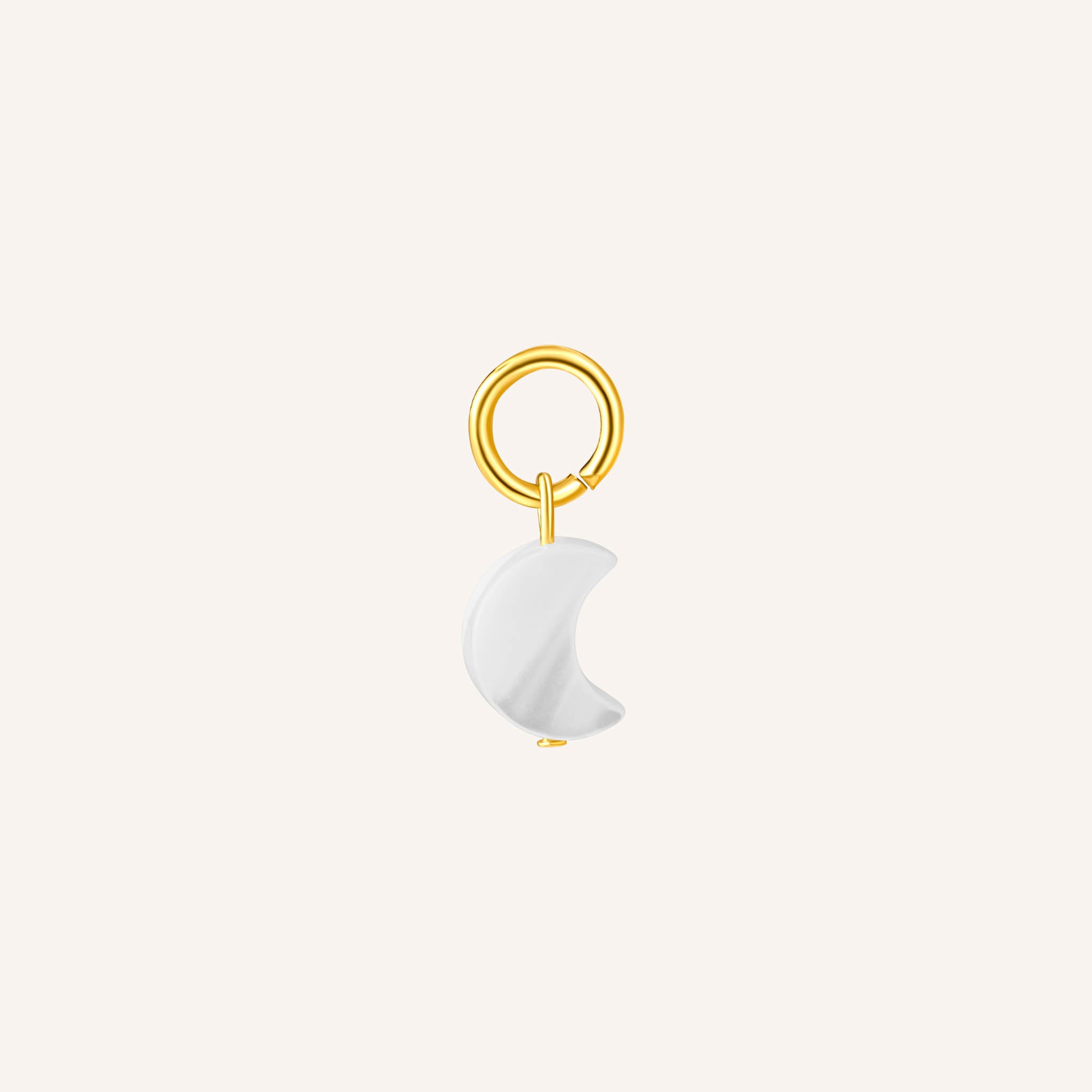 Pearly Moon Charm