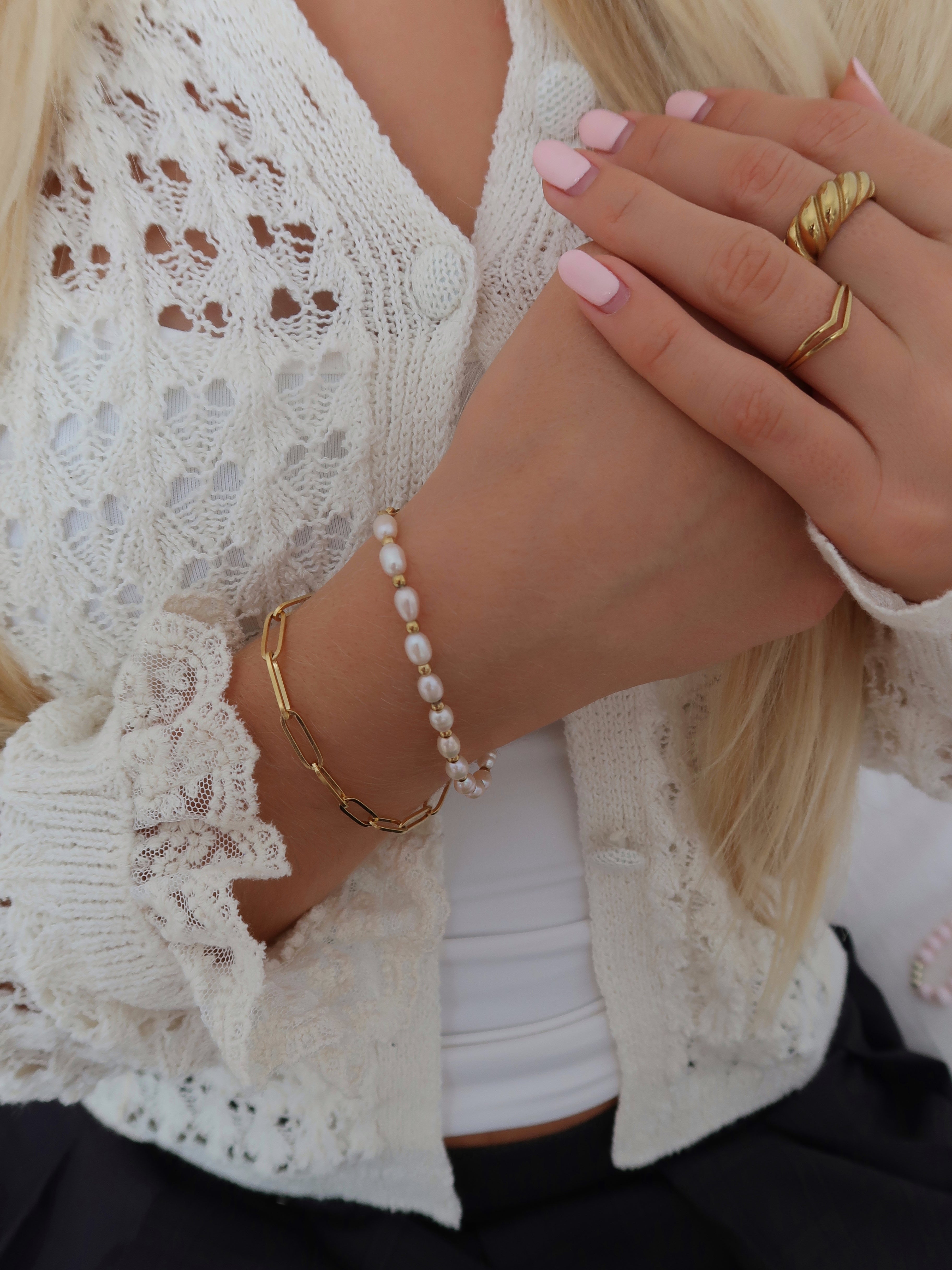 Mixed Pearls Armband