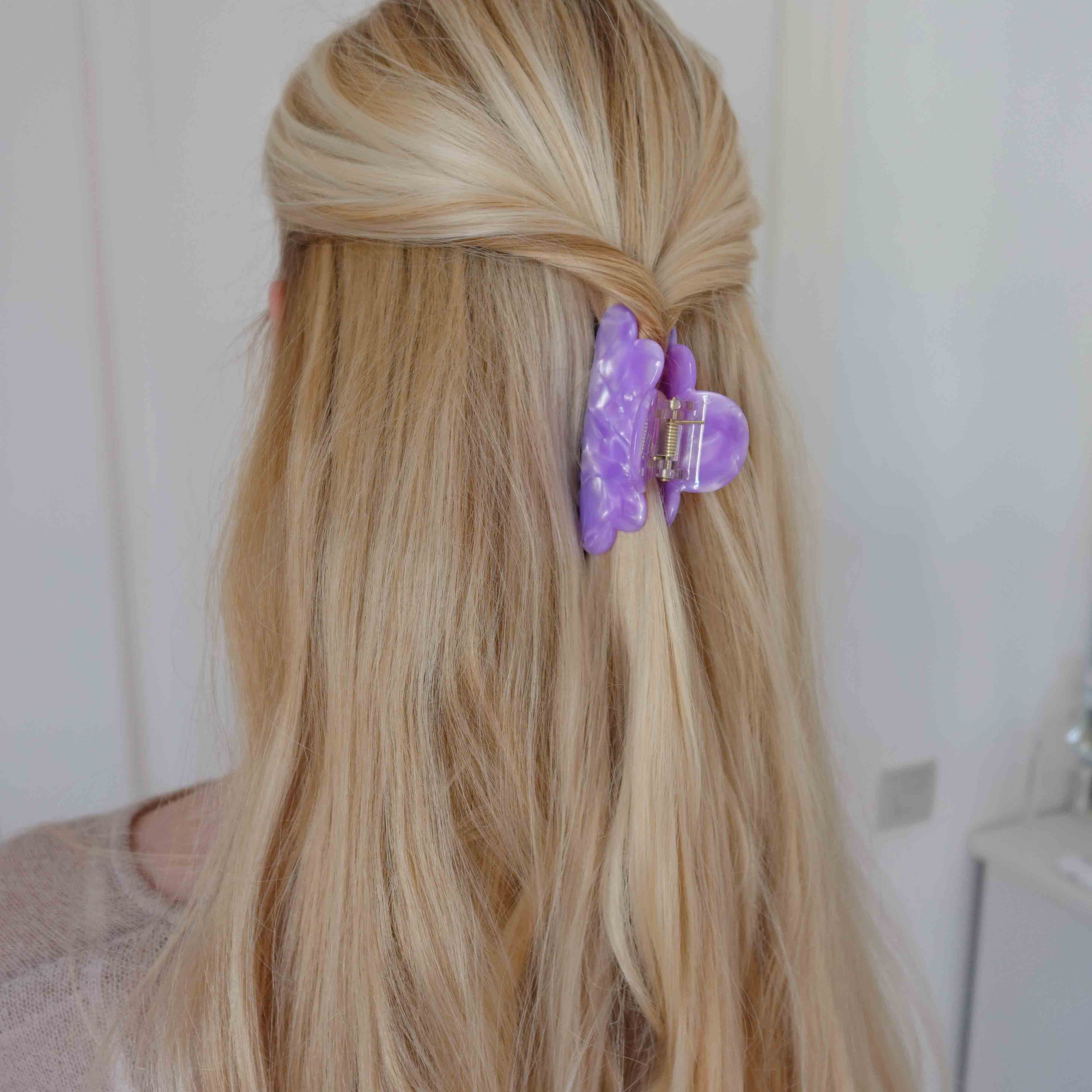 Haarklammer "Purple Cloud"