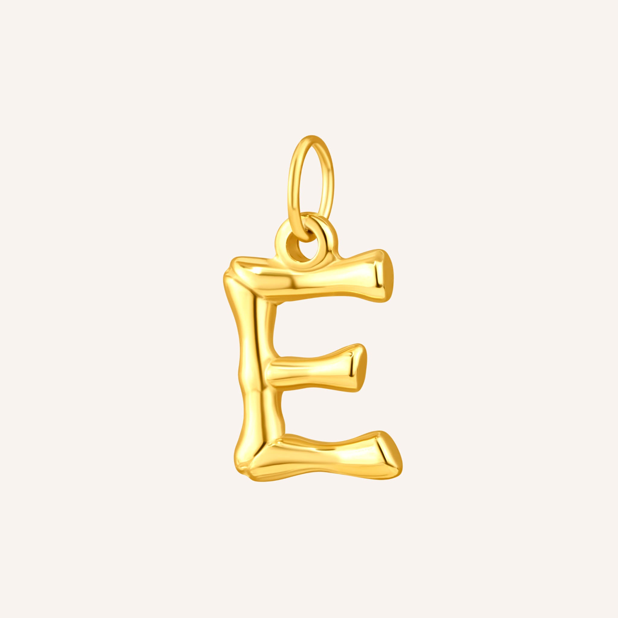 Bamboo Letter Charm