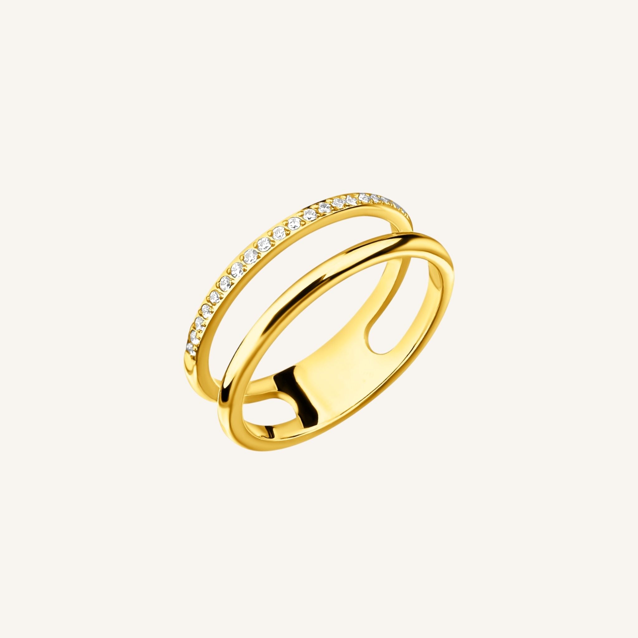 Double Diamonds Ring