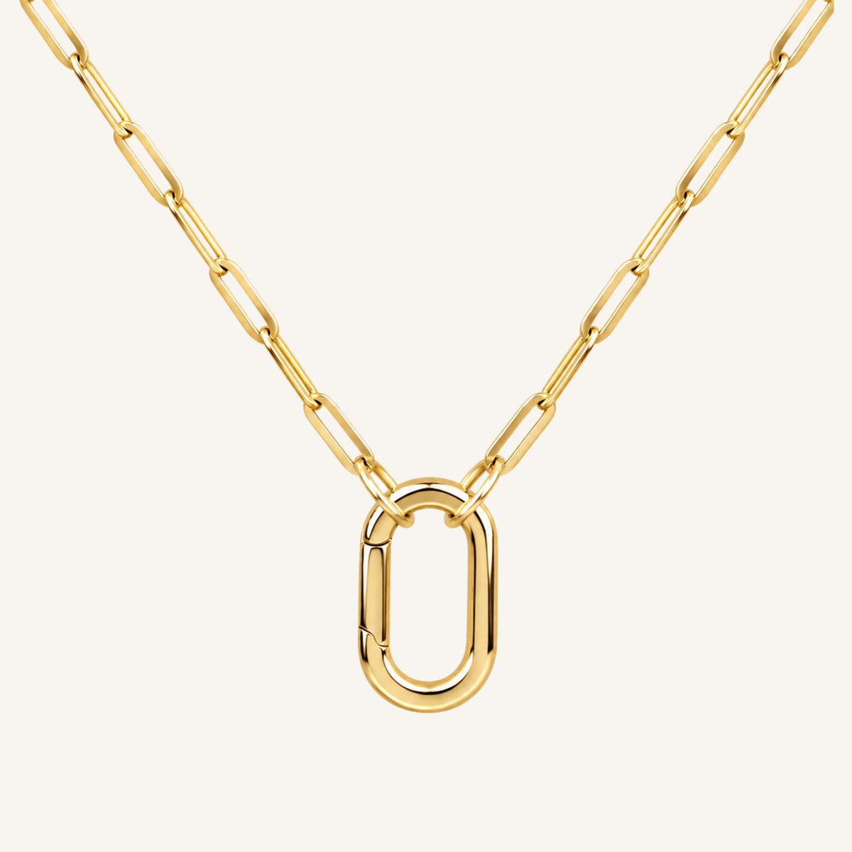 Oval Charm Necklace