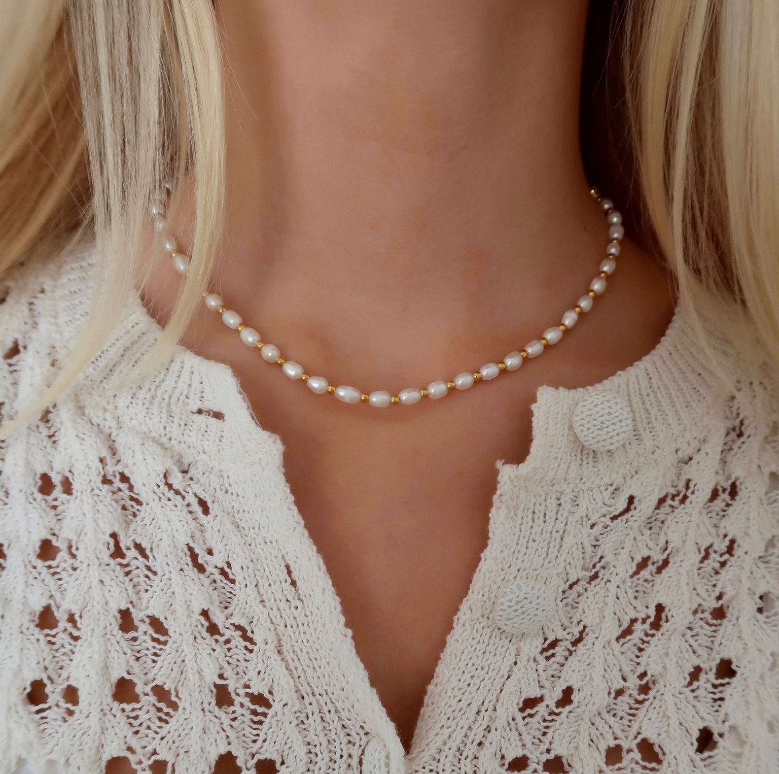 Mixed Pearls Necklace