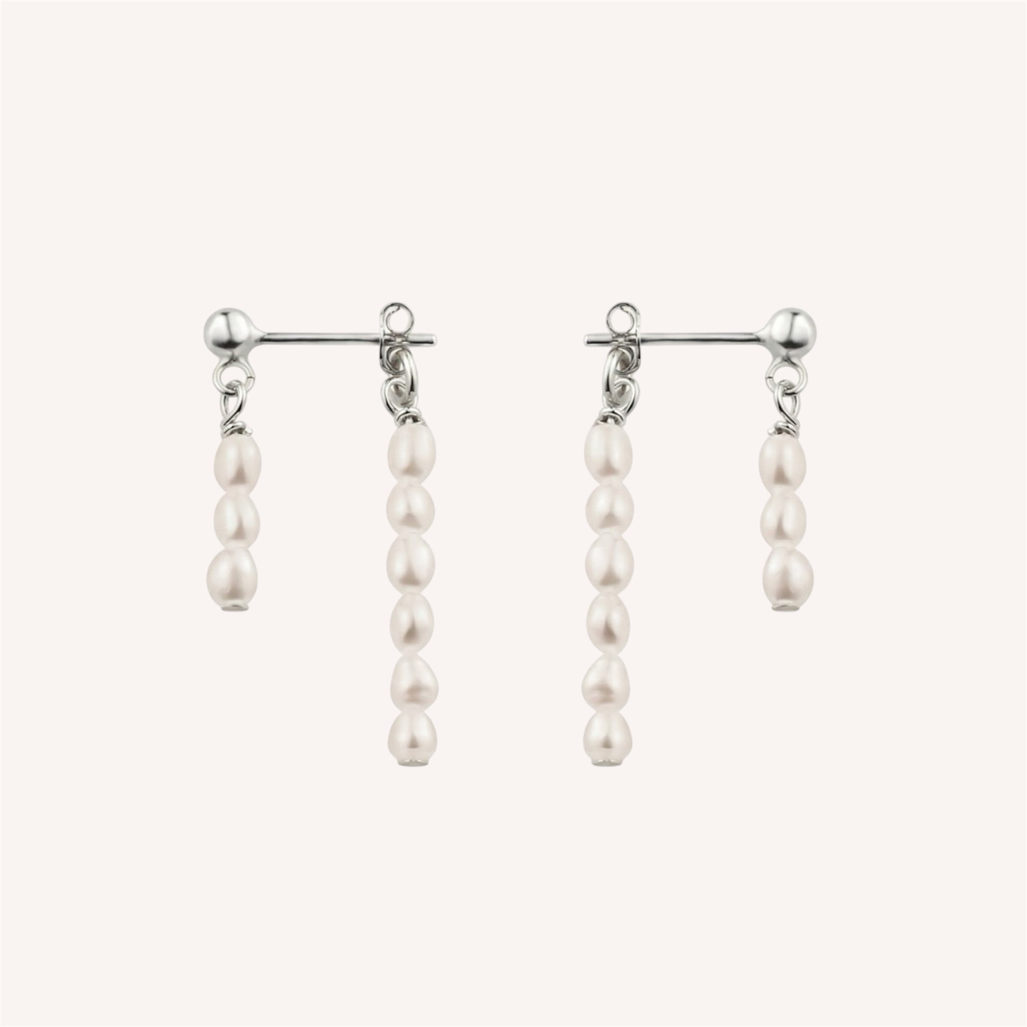 Double Pearl Ohrstecker