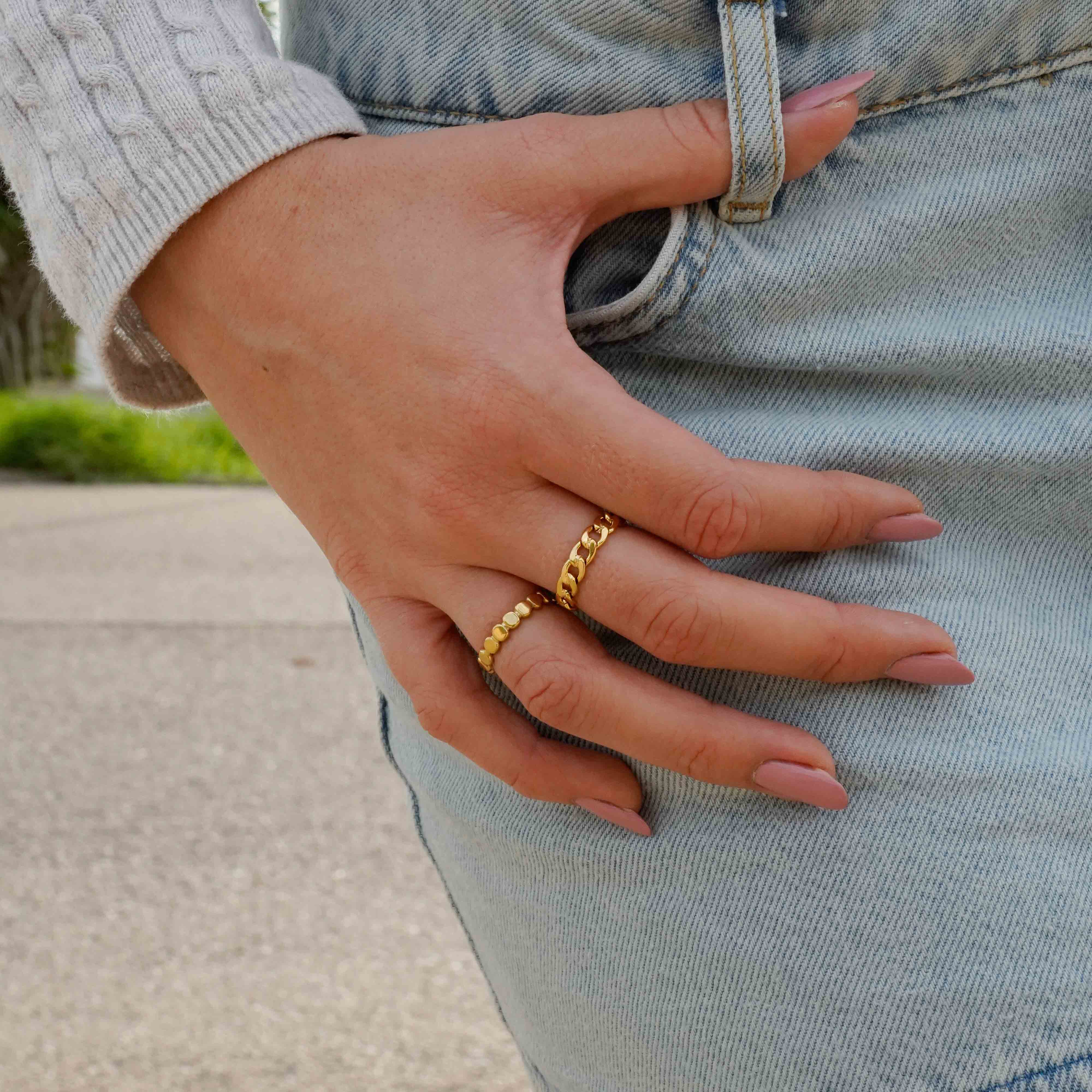 Golden Chain Ring