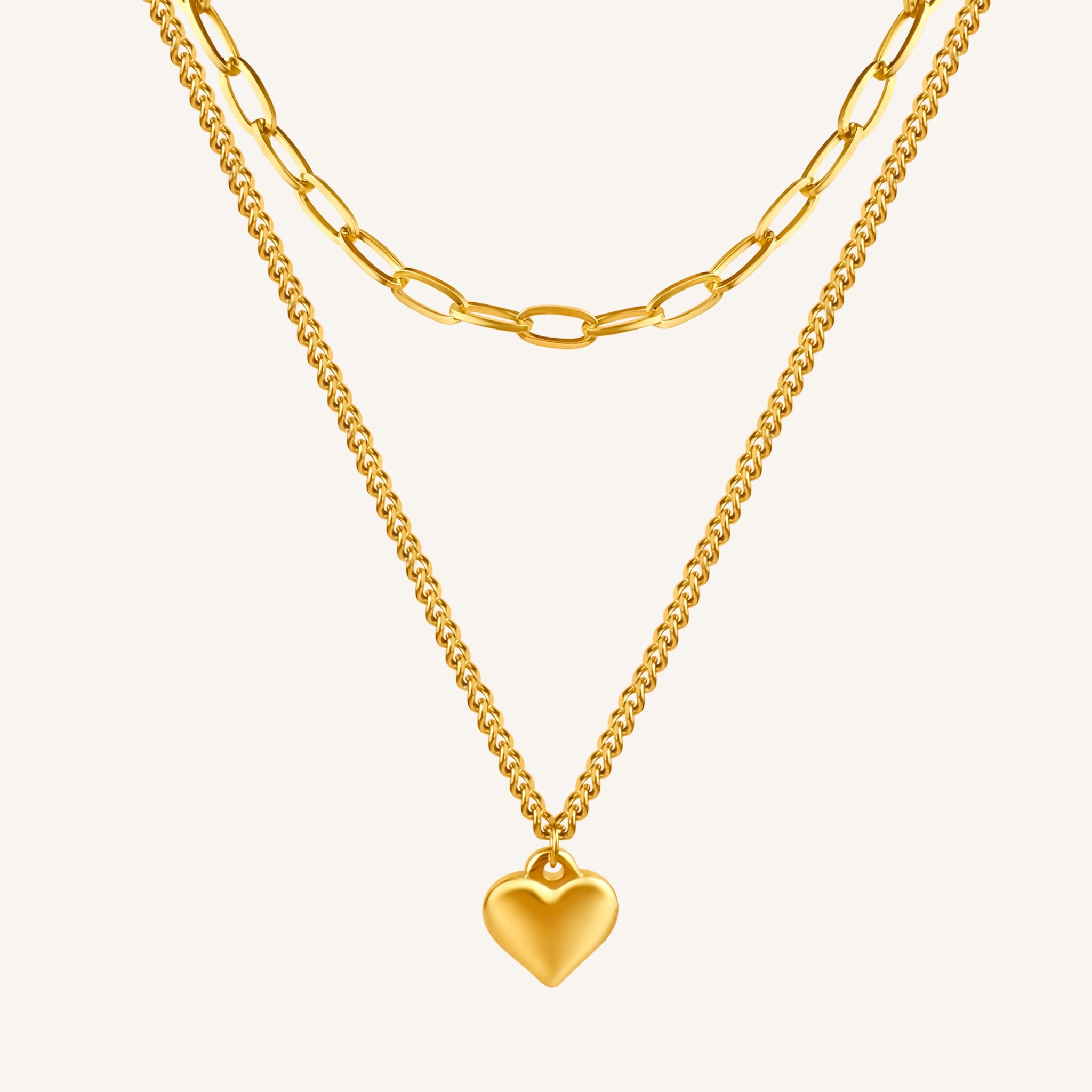 Charm Necklace Layered
