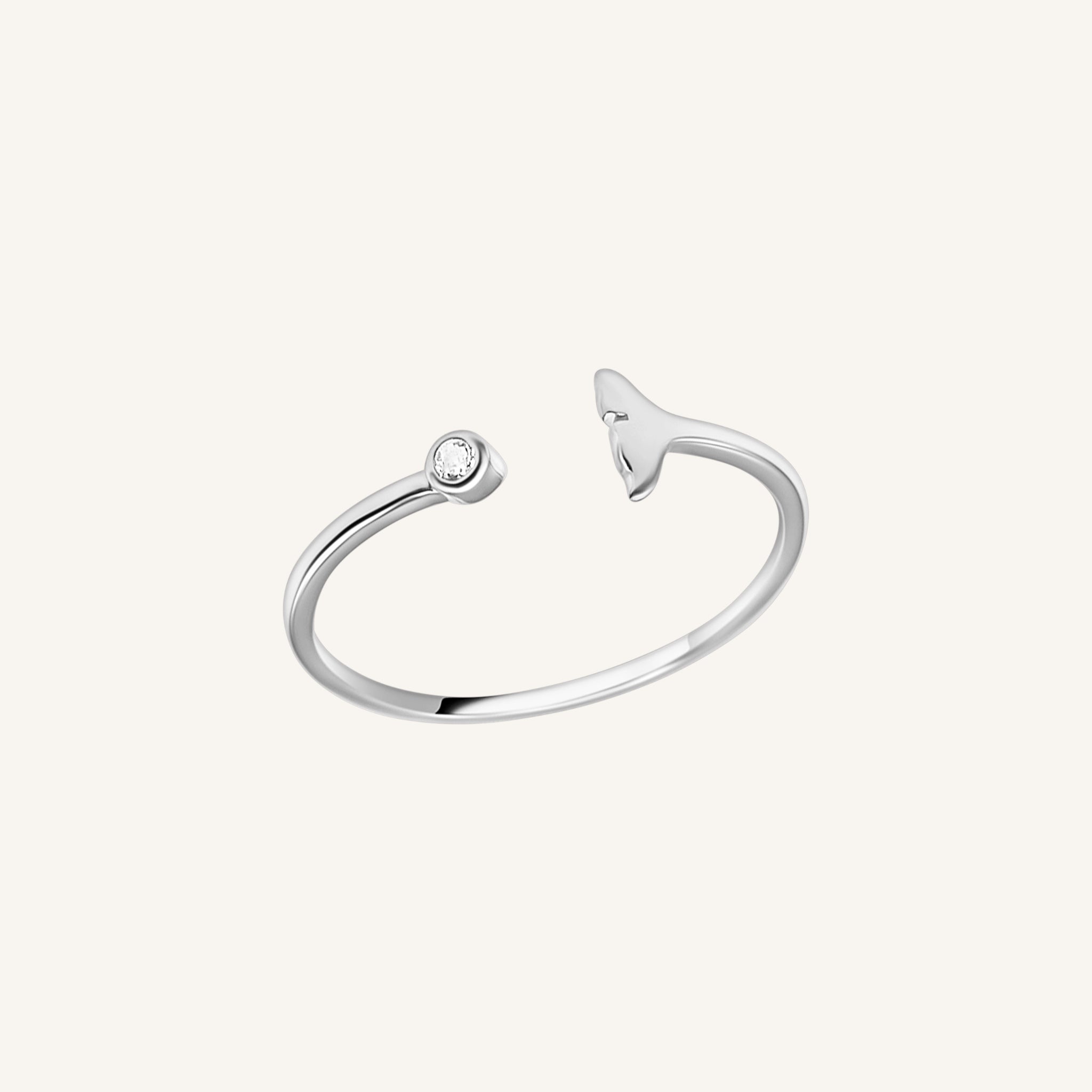 Whale Diamond Ring