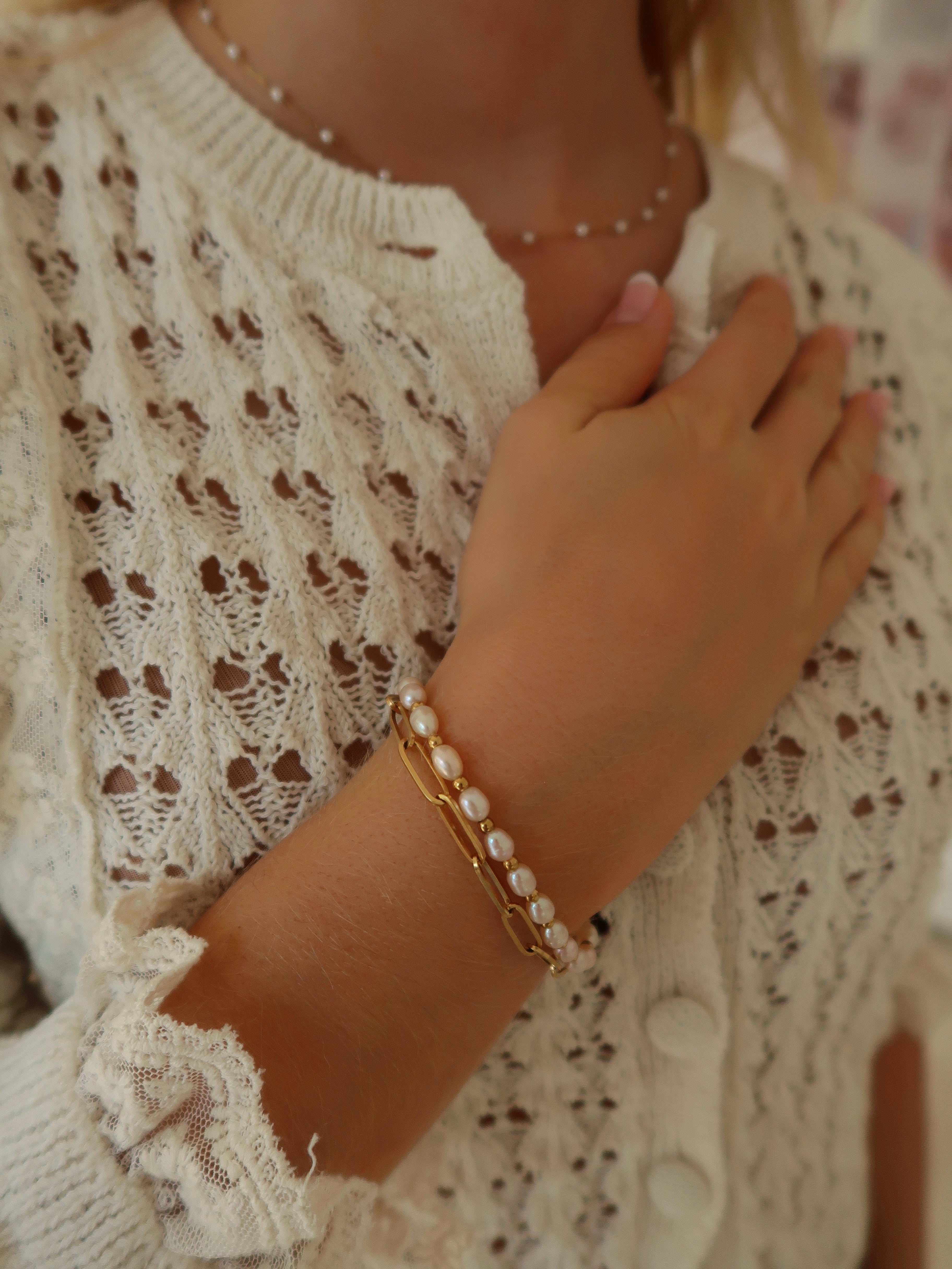 Mixed Pearls Armband