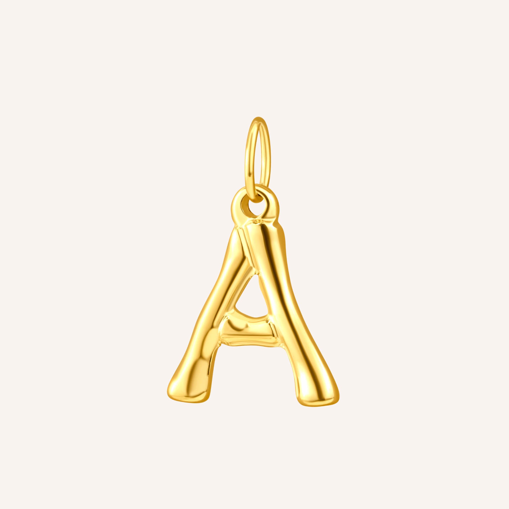 Bamboo Letter Charm