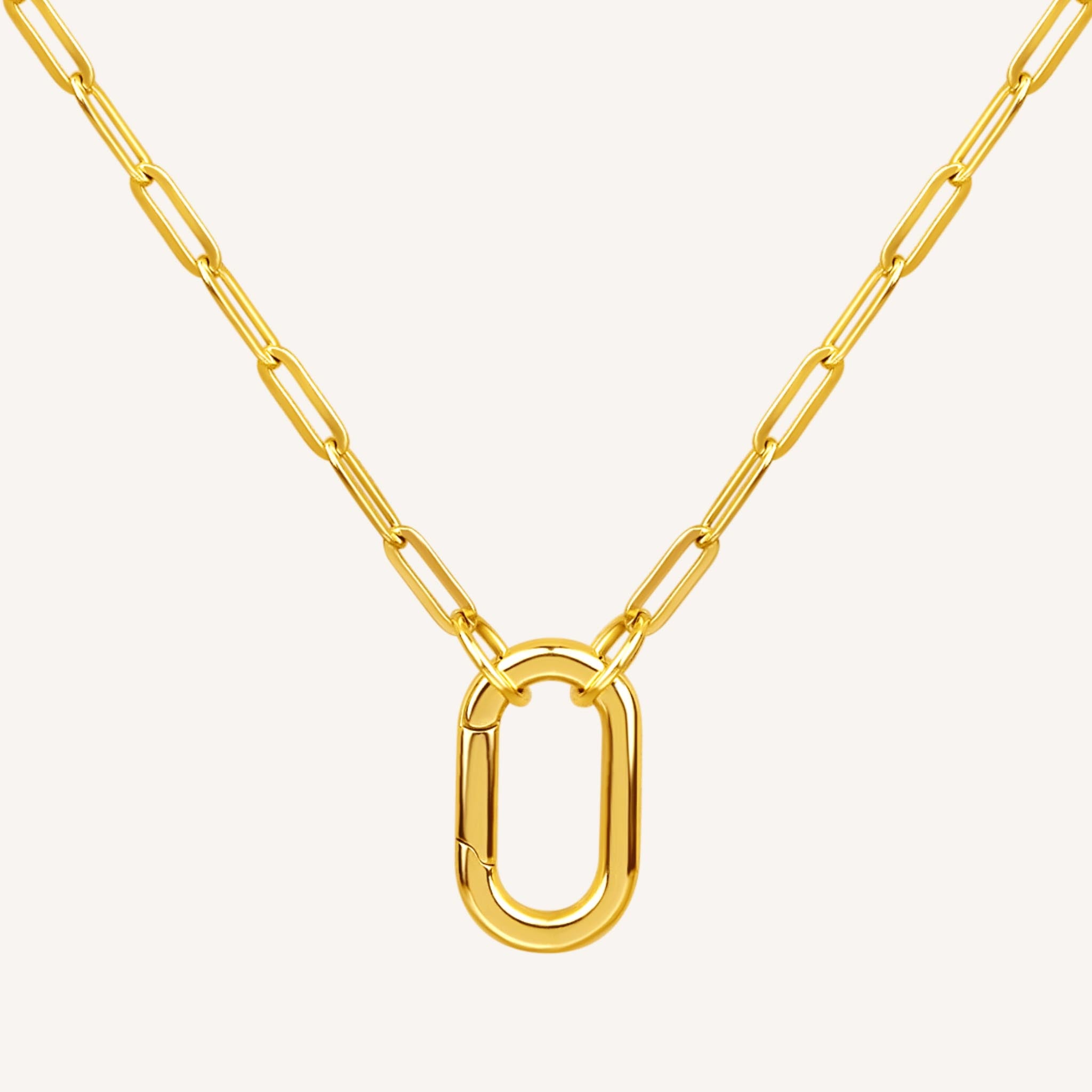 Oval Charm Necklace