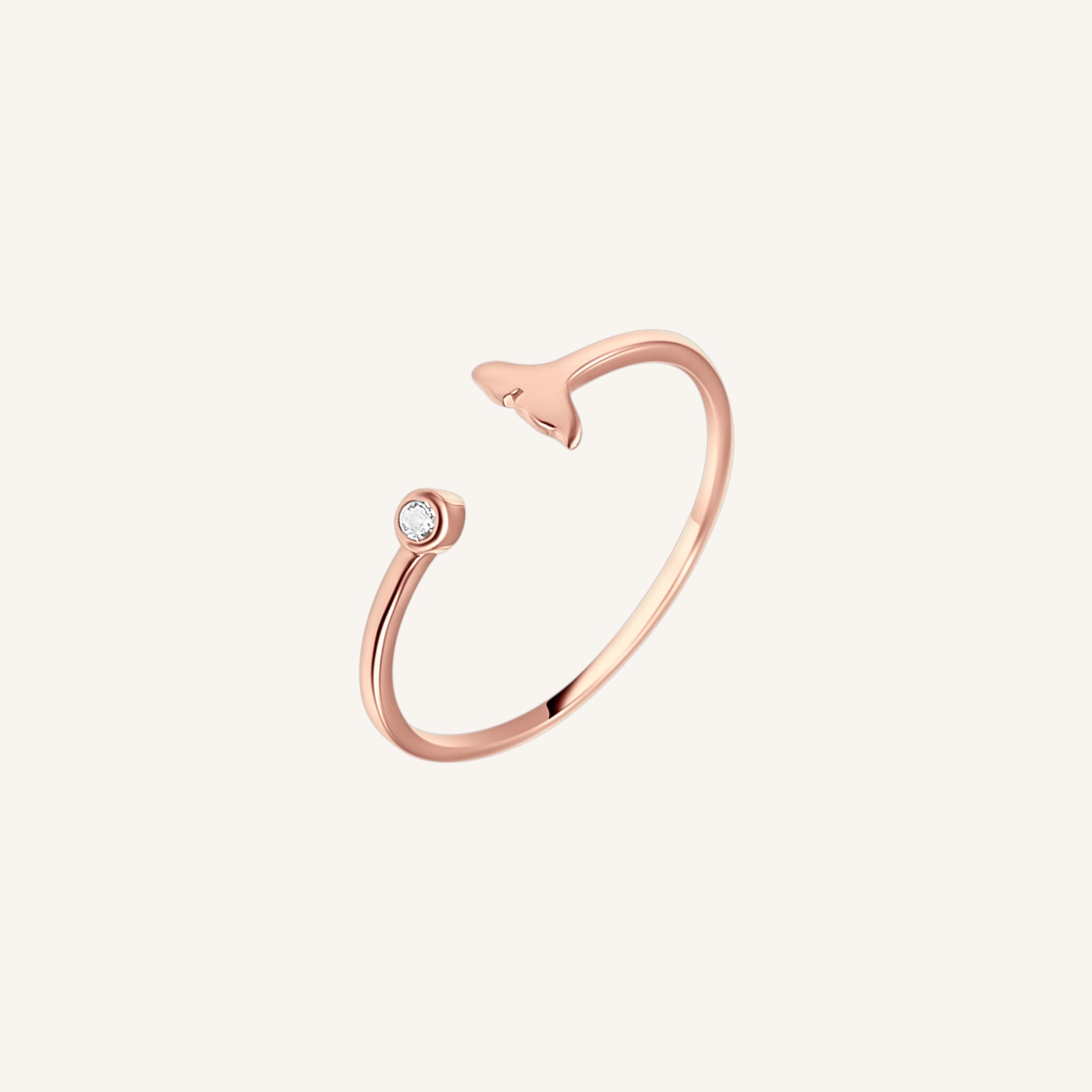Whale Diamond Ring