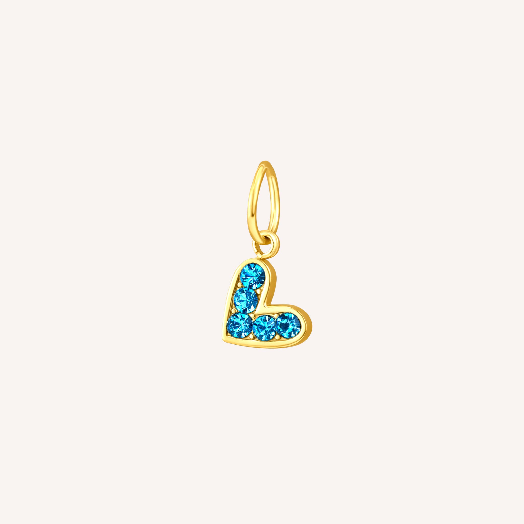 Sparkling Heart Charm