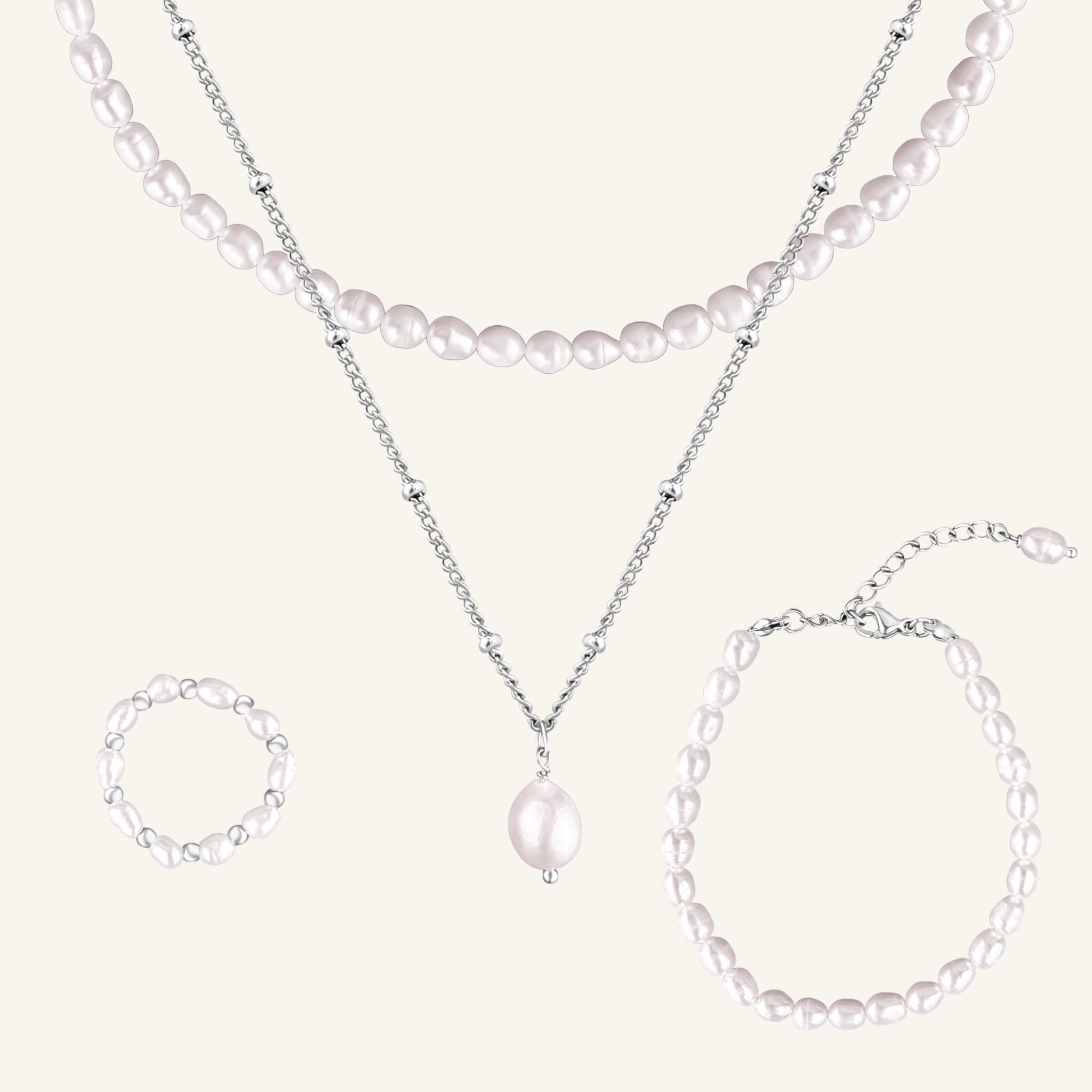Silver Pearls Bundle