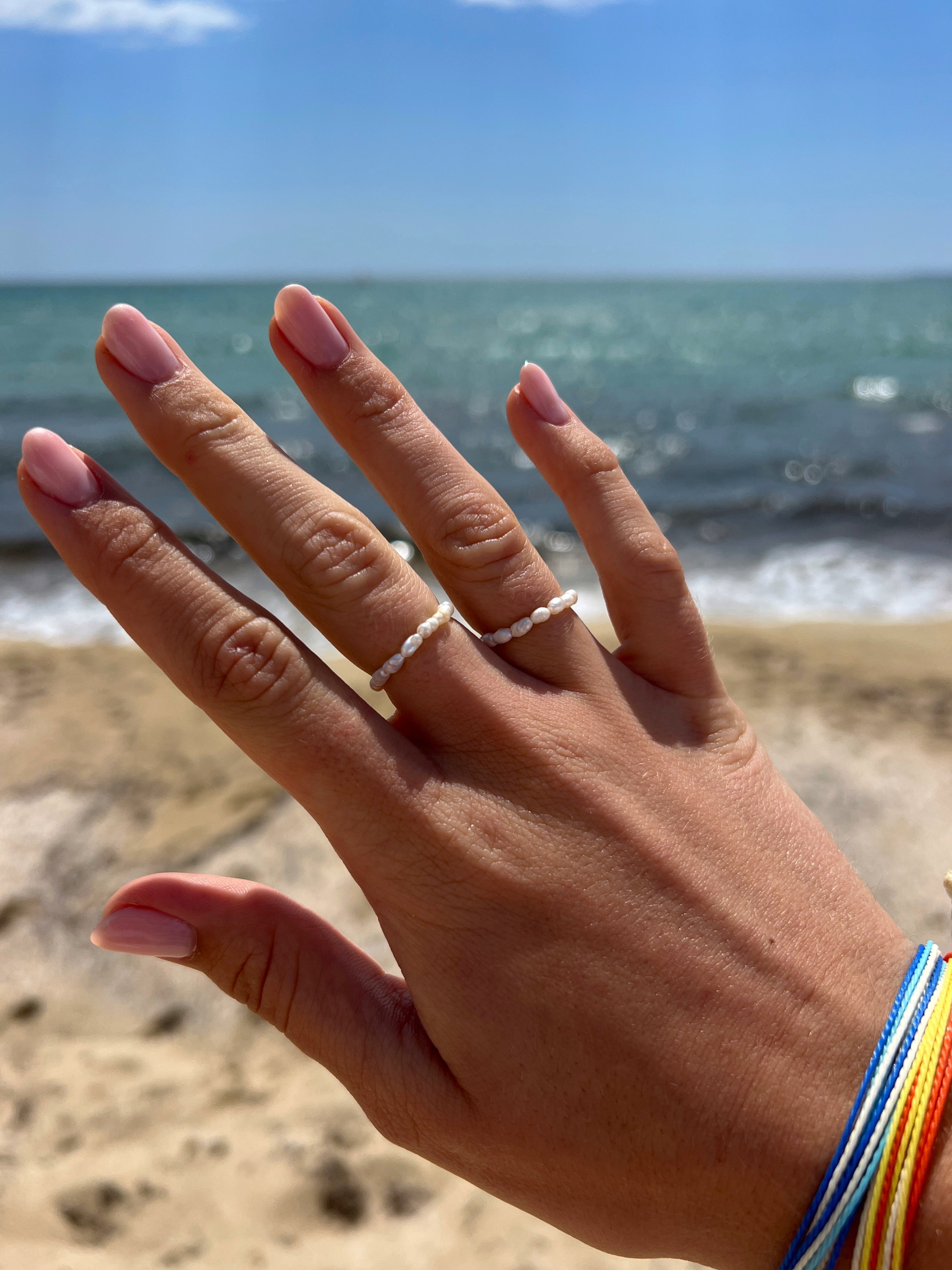 Pearl Ring Set