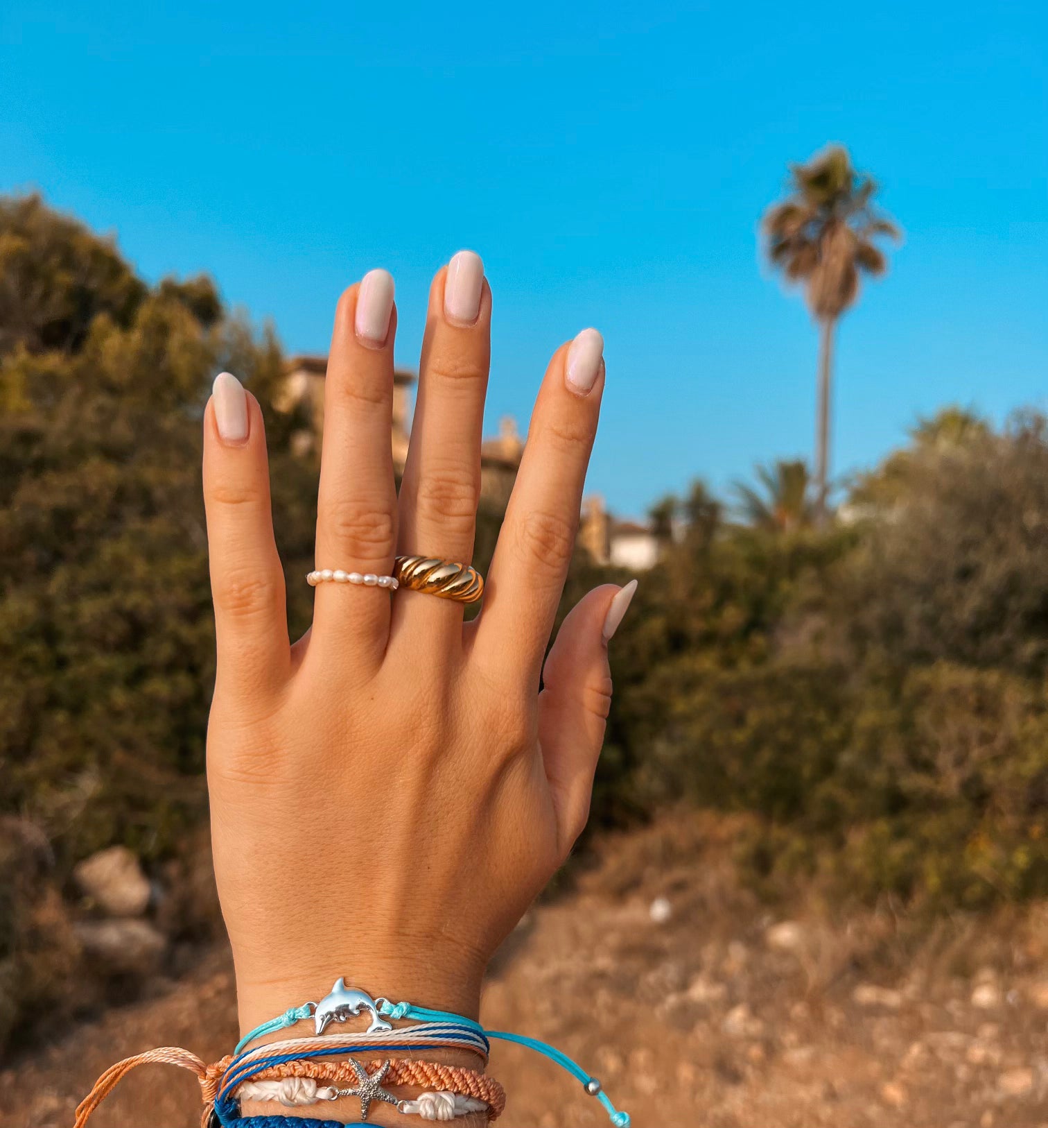 Twisted Shell Ring