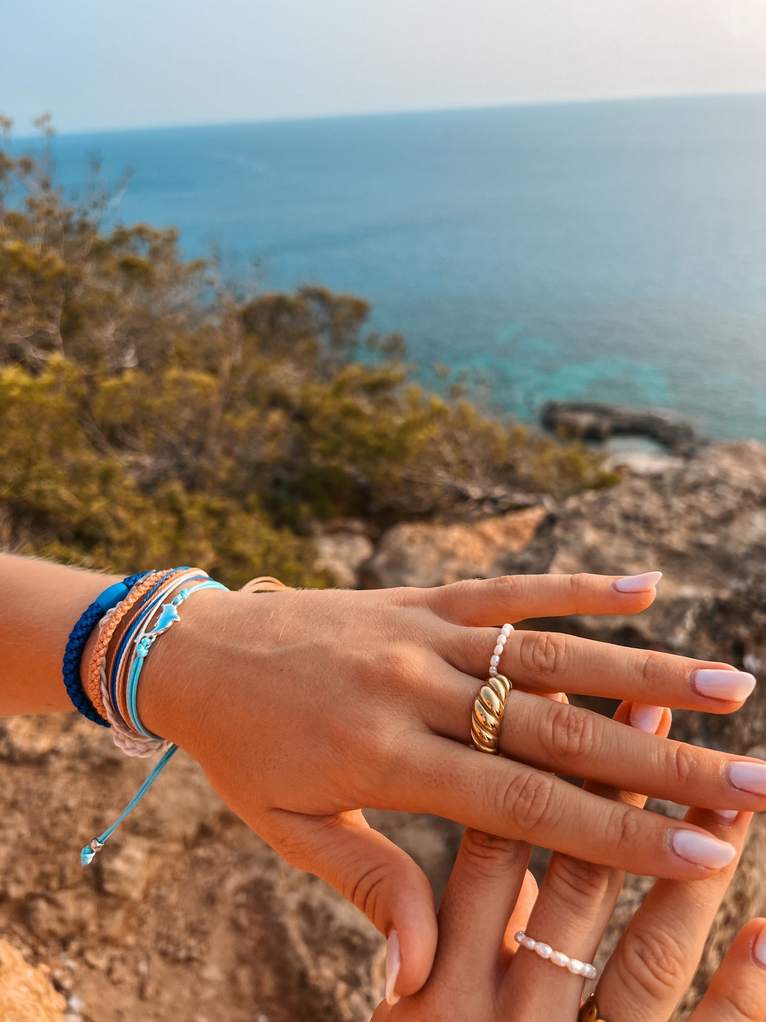 Twisted Shell Ring
