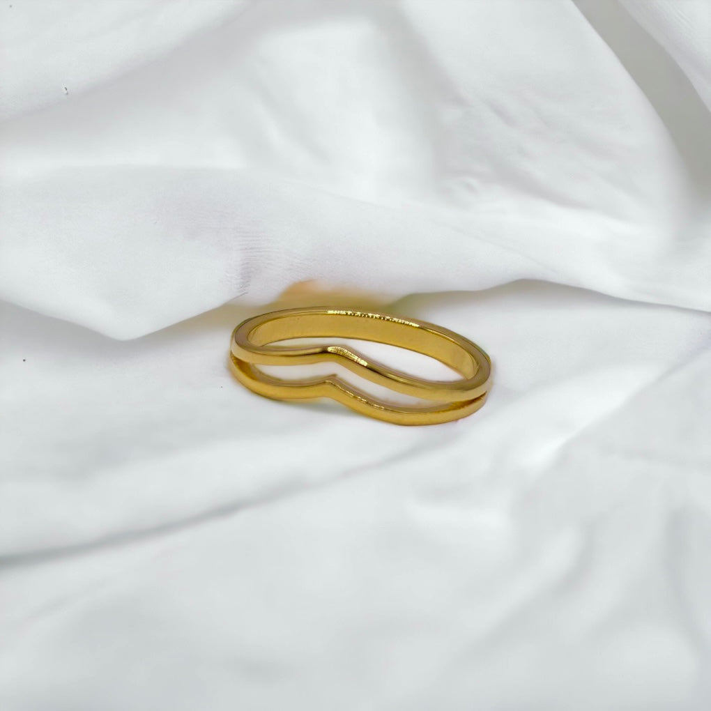 Double V ring