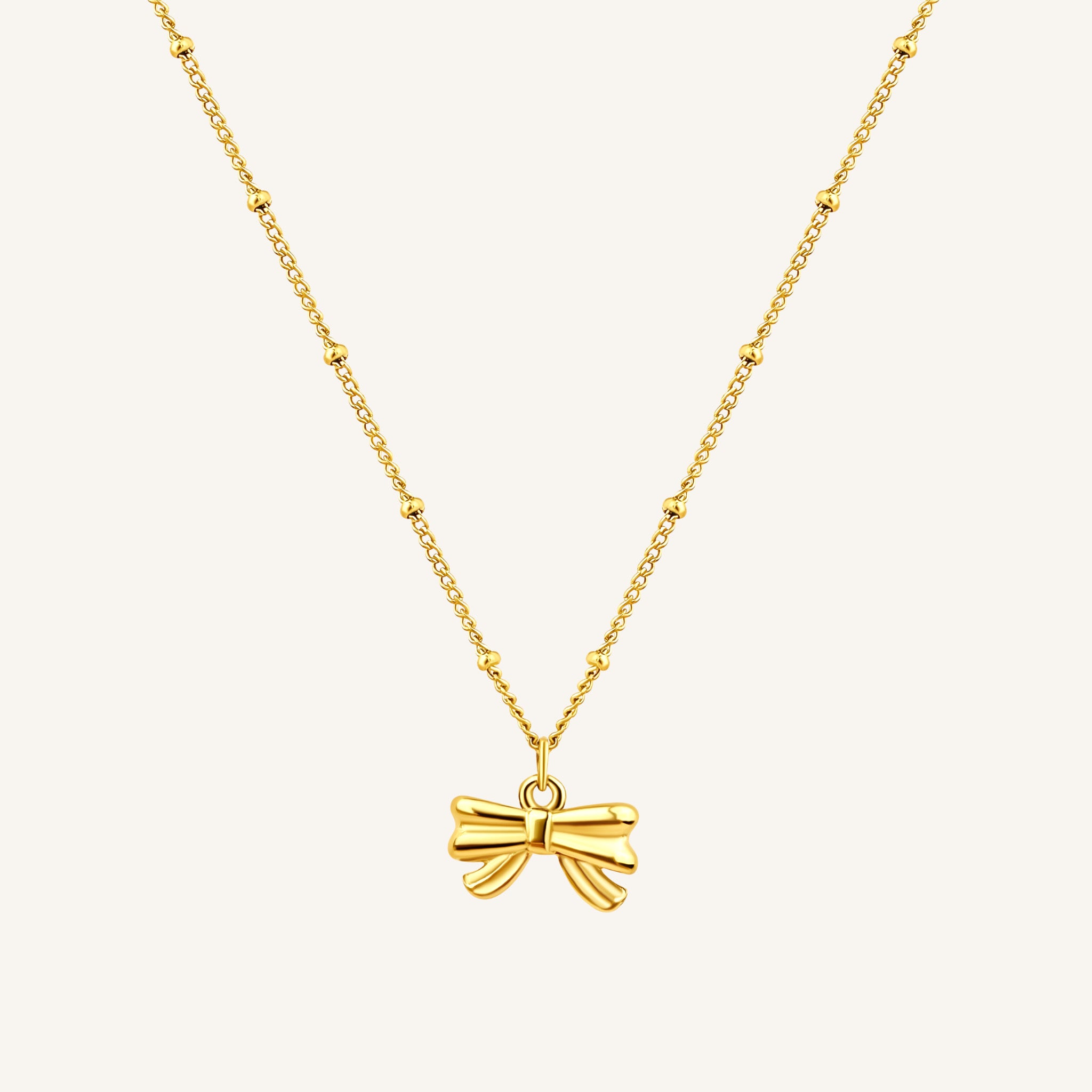 Fancy Bow Necklace