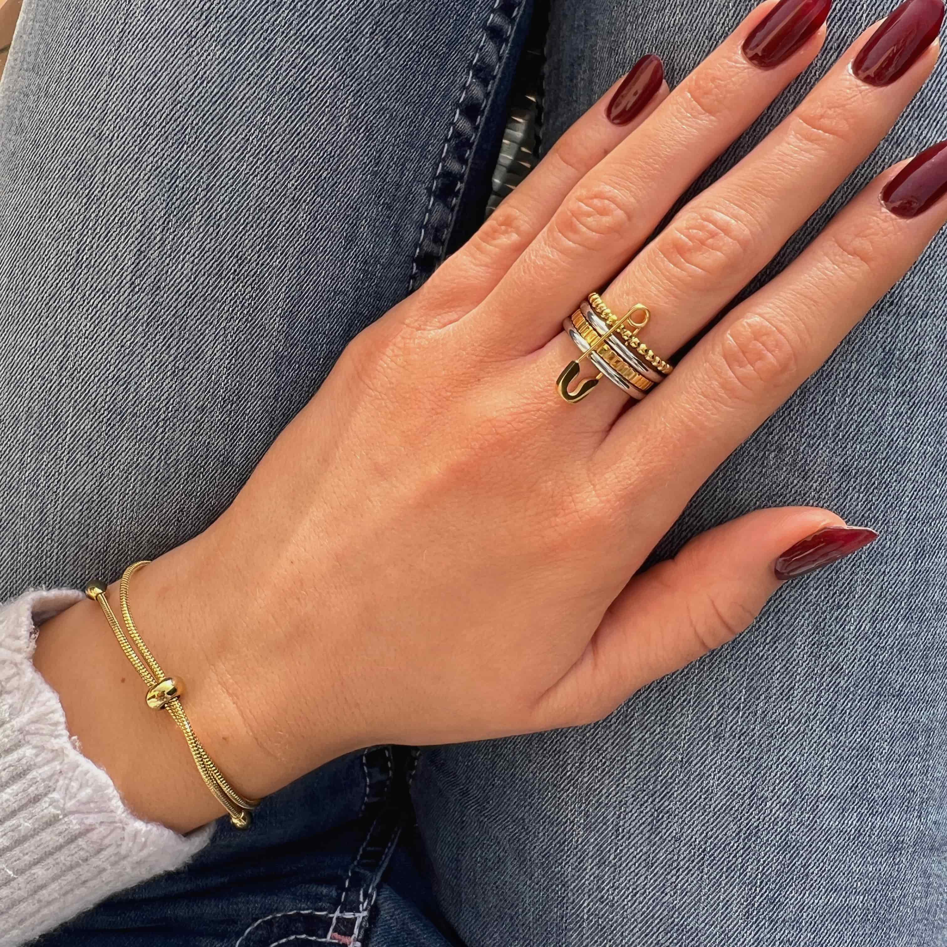 Mixed Pin Ring Stack