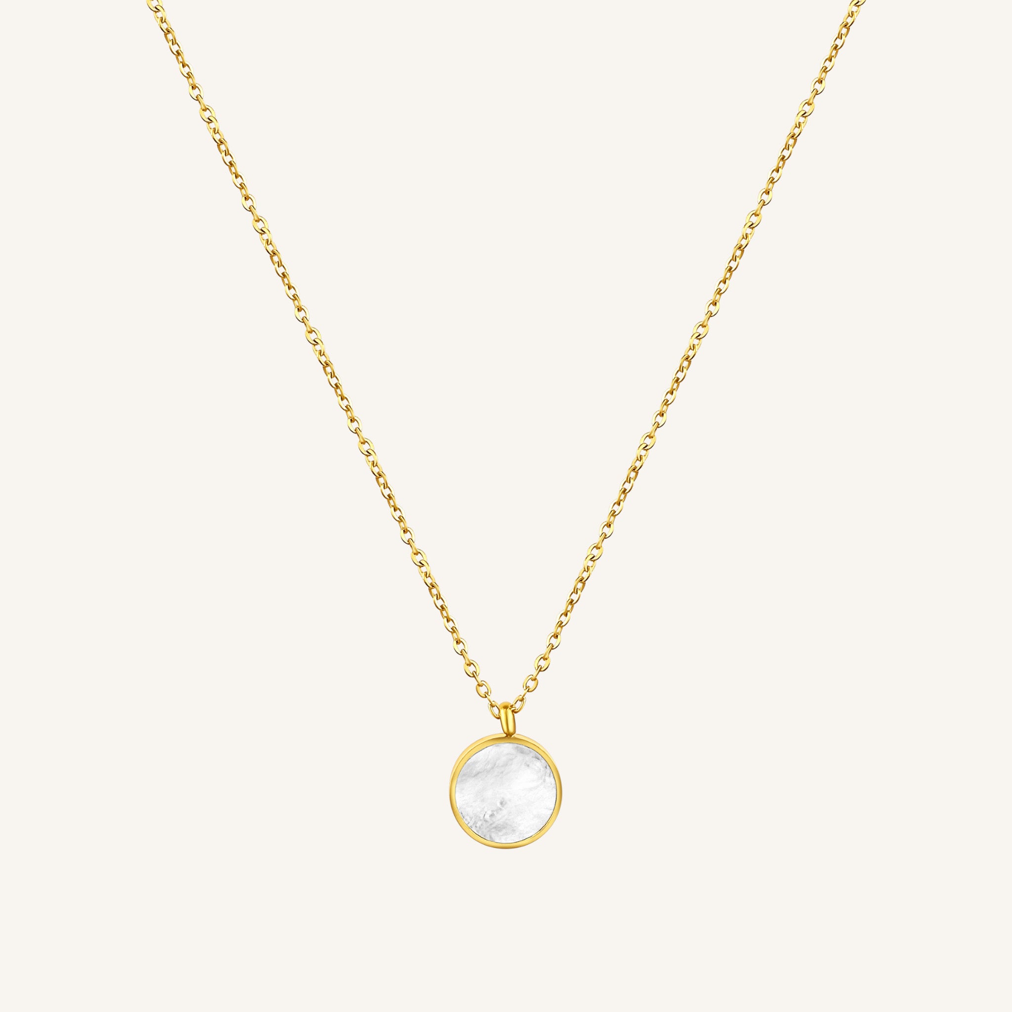 Shiny Circle Necklace