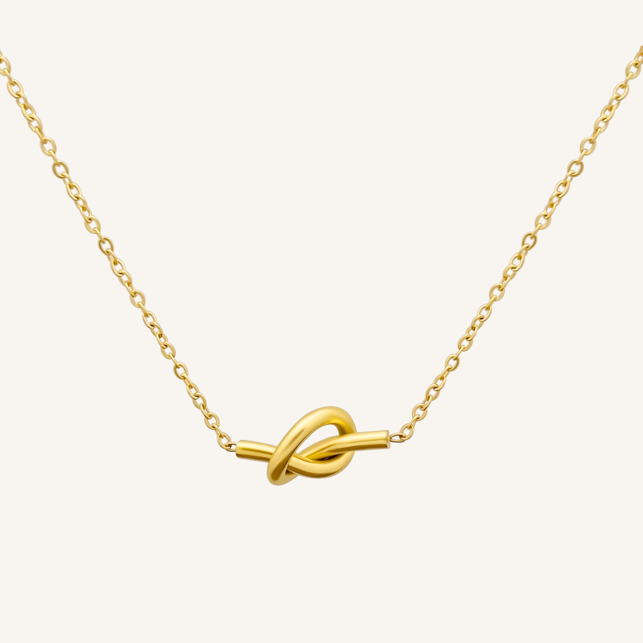 Golden Knot Necklace