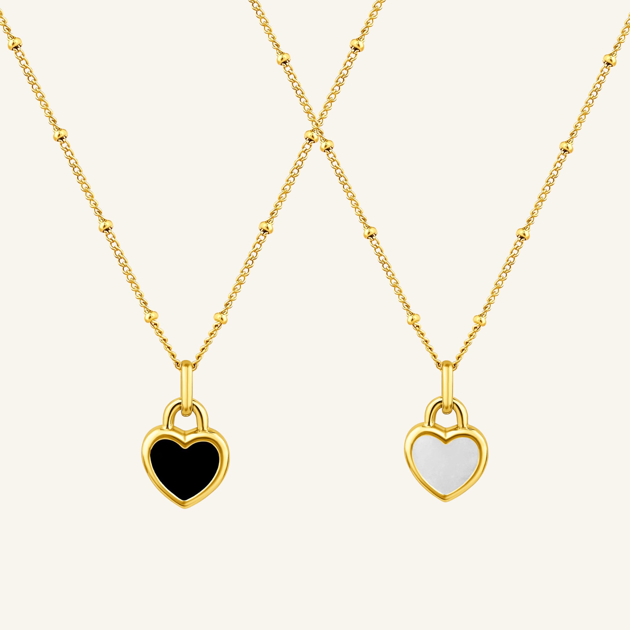 Double Sided Heart Necklace