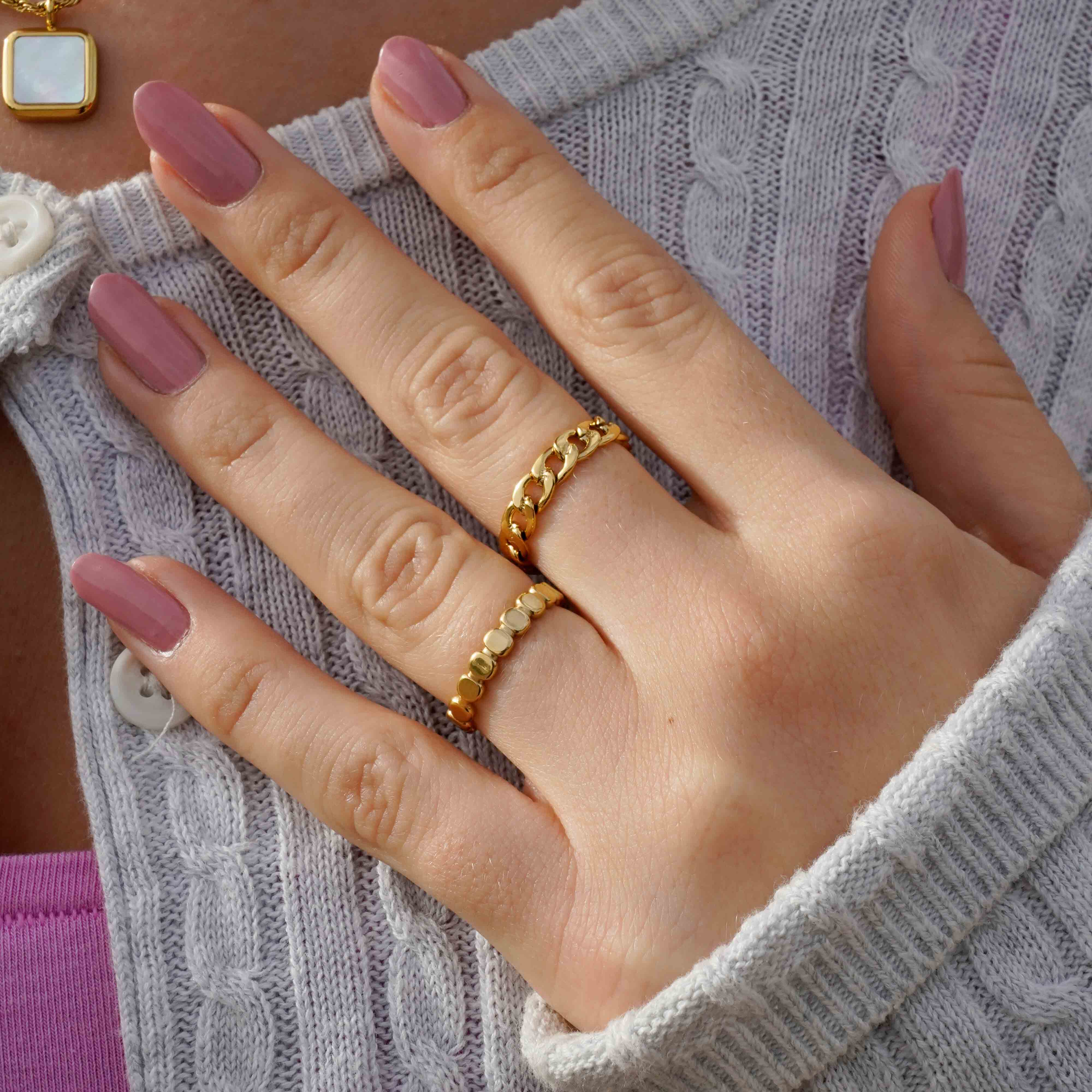 Golden Chain Ring