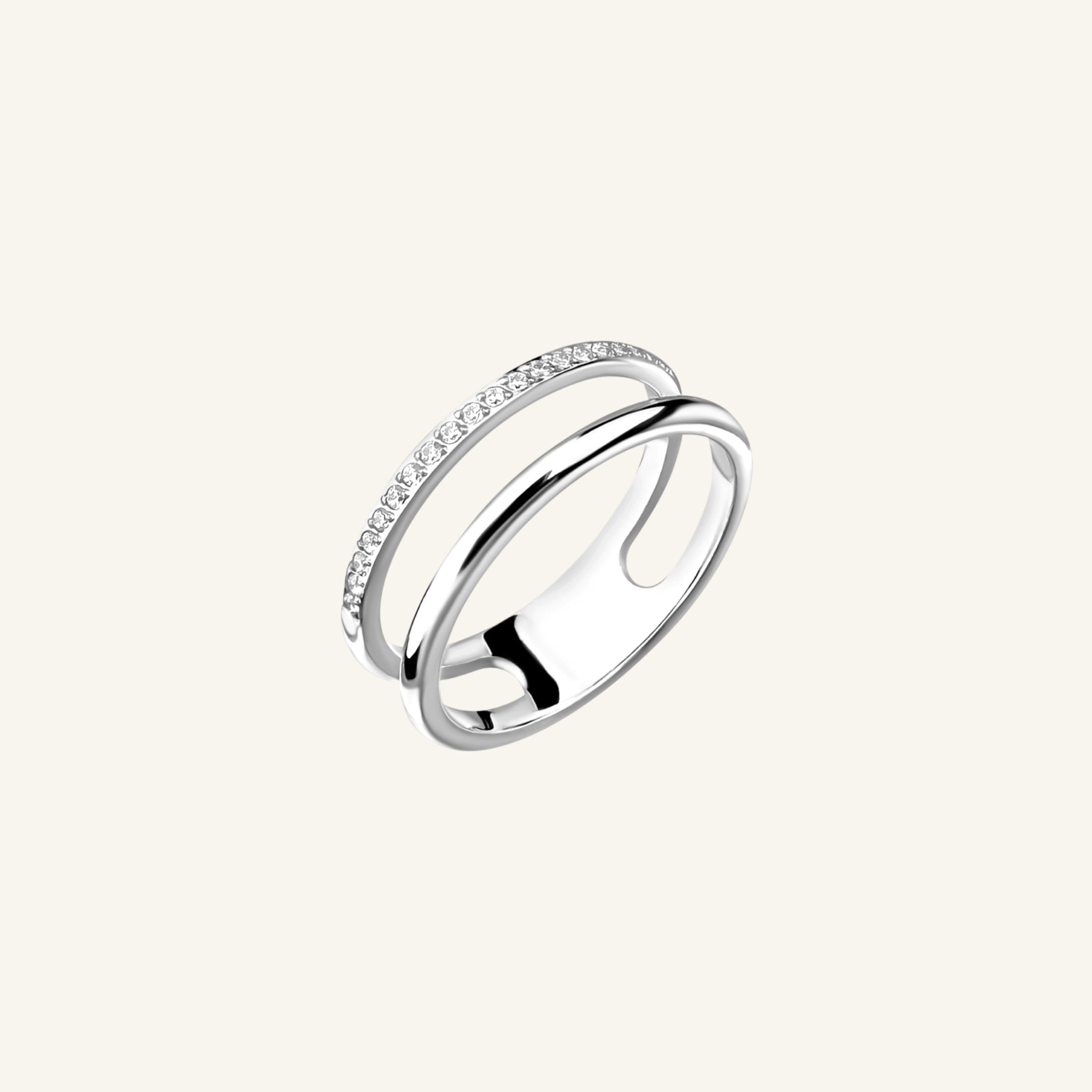 Double Diamonds Ring