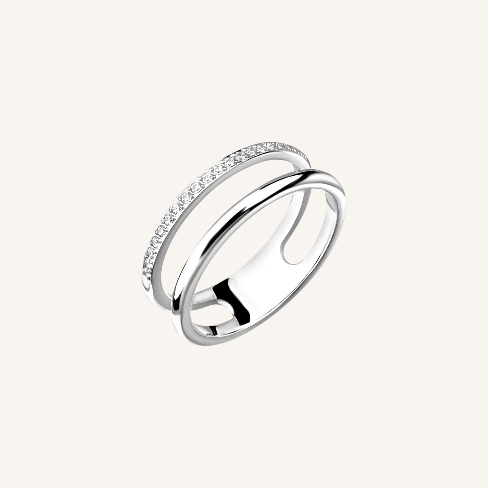 Double Diamonds Ring