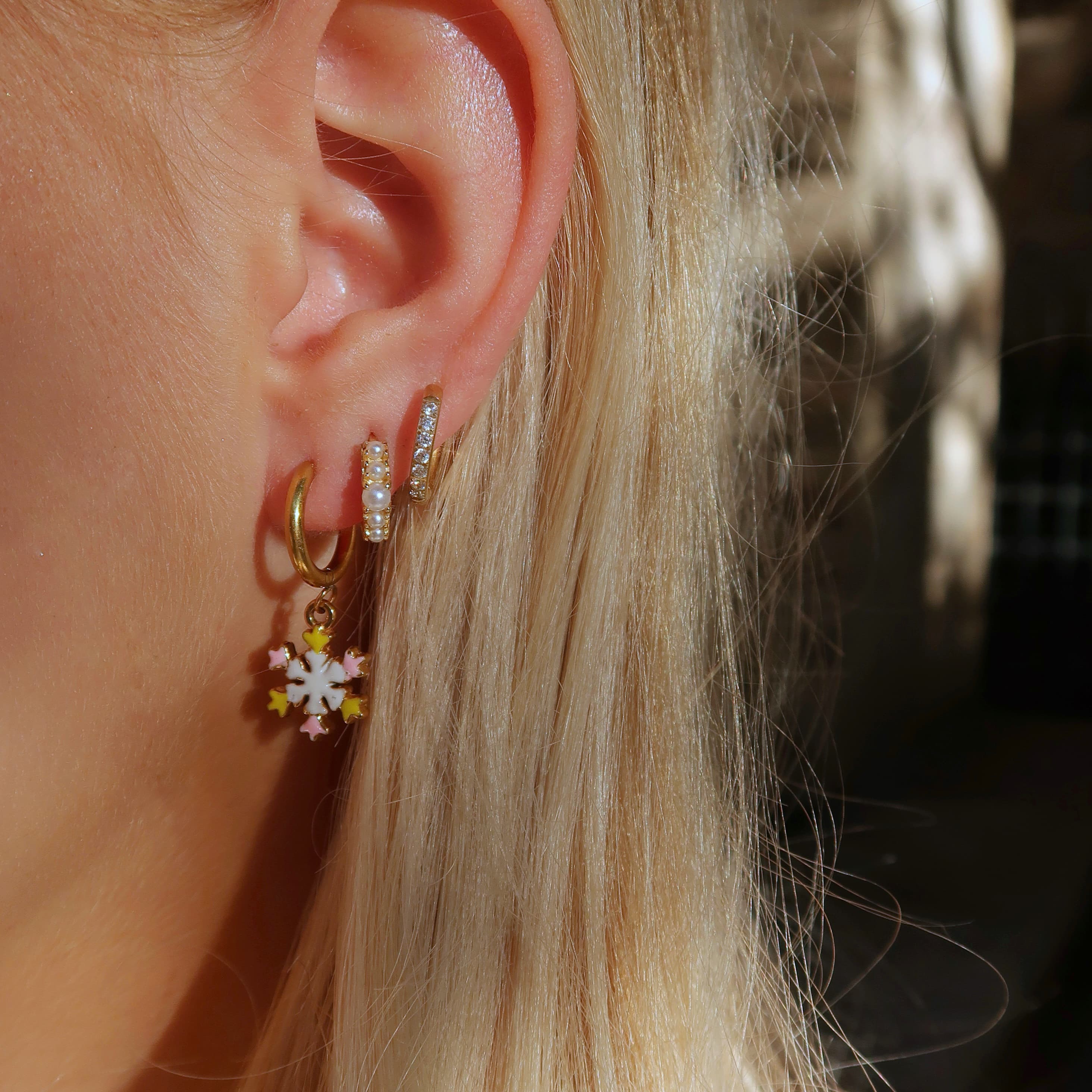 Glimmer Hoop Ohrringe