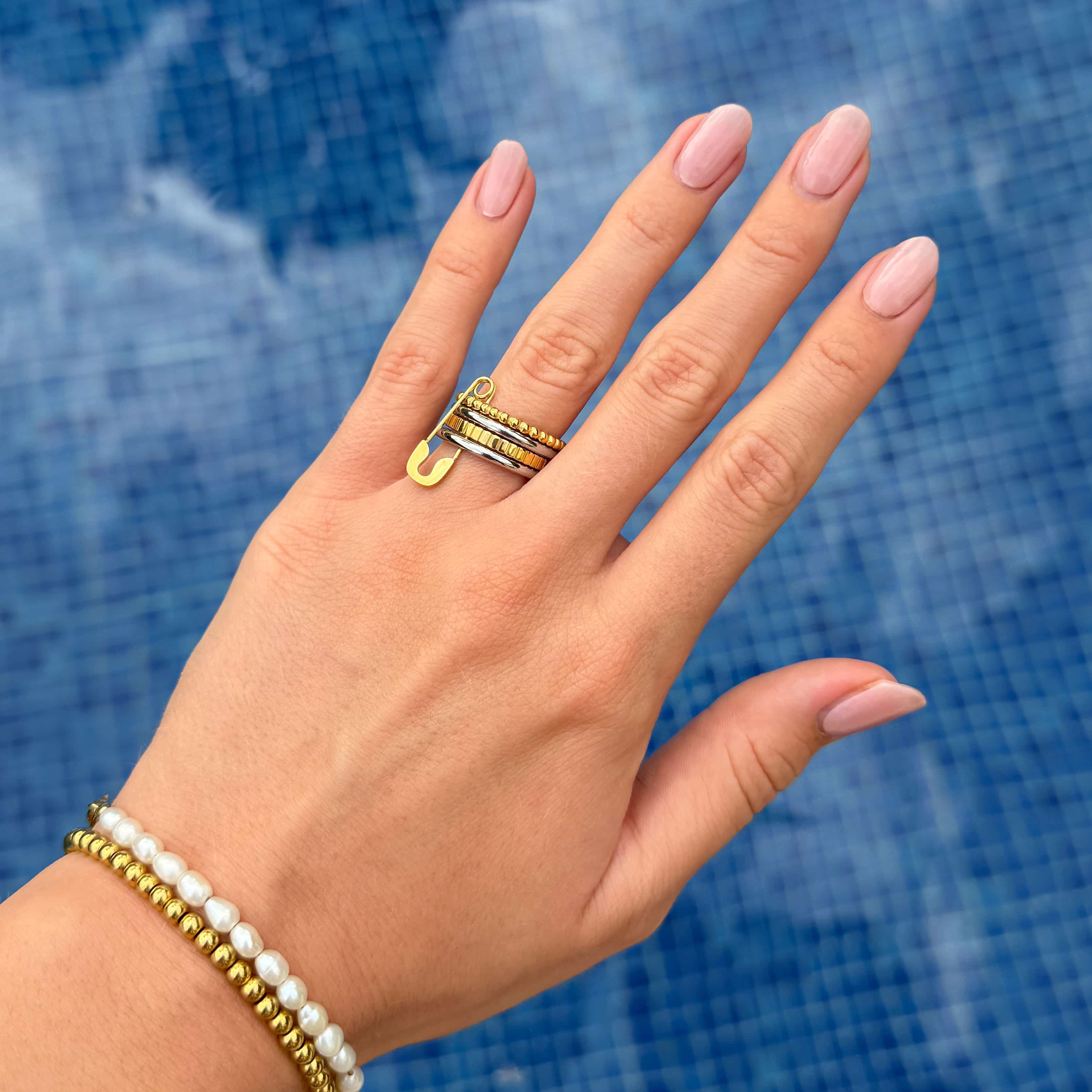 Mixed Pin Ring Stack