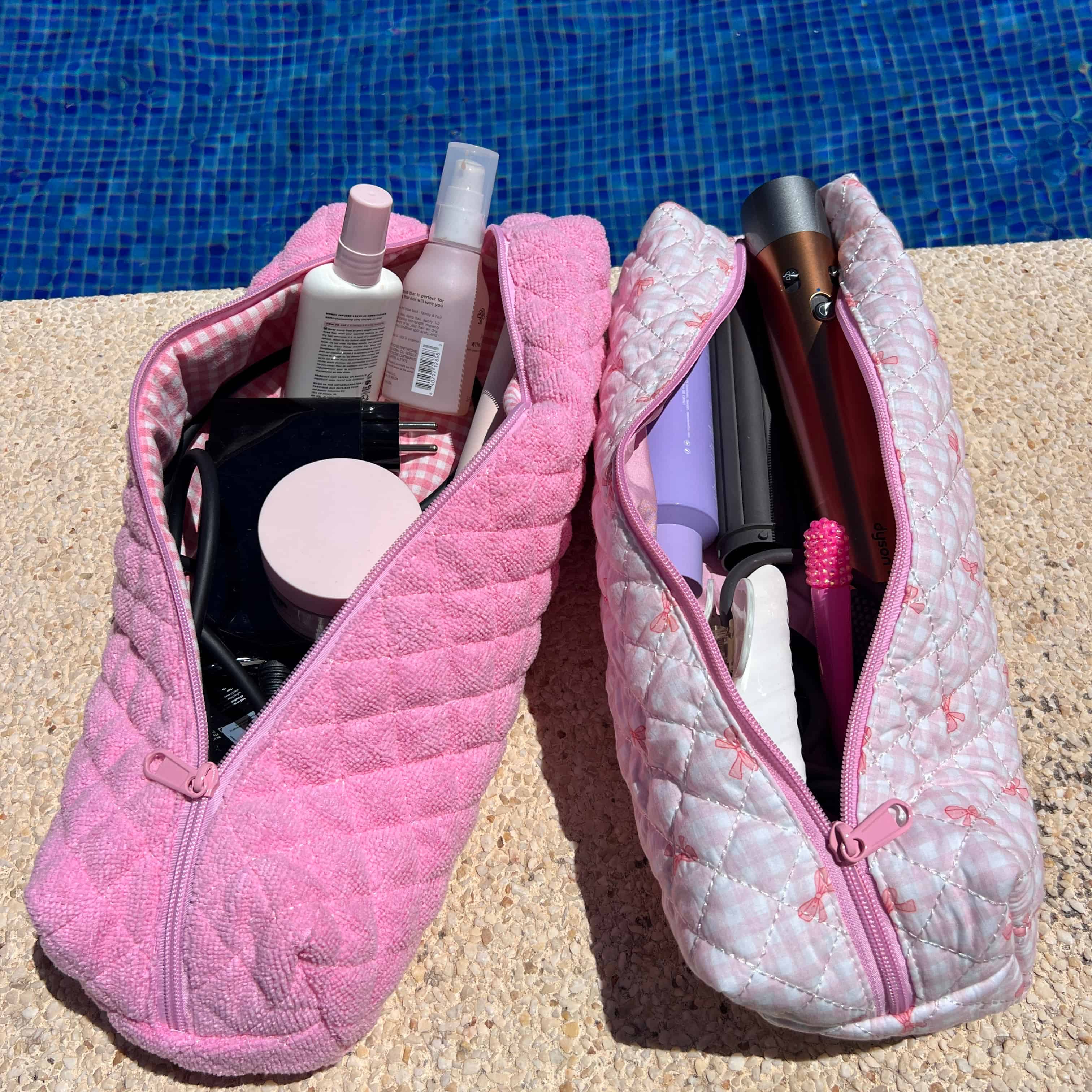 "Pink Bow" Hairtool Bag