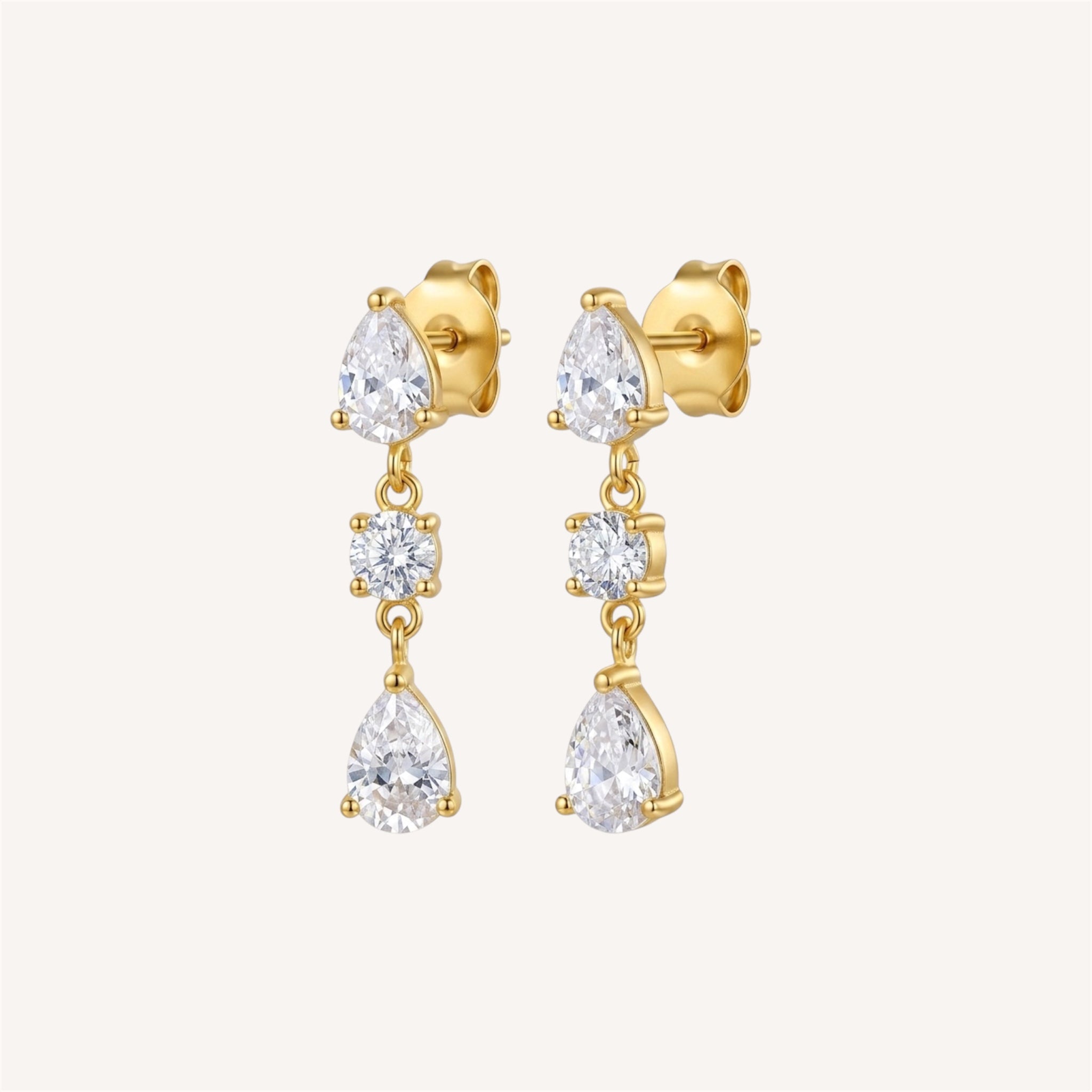 Dangling Diamonds Ohrstecker