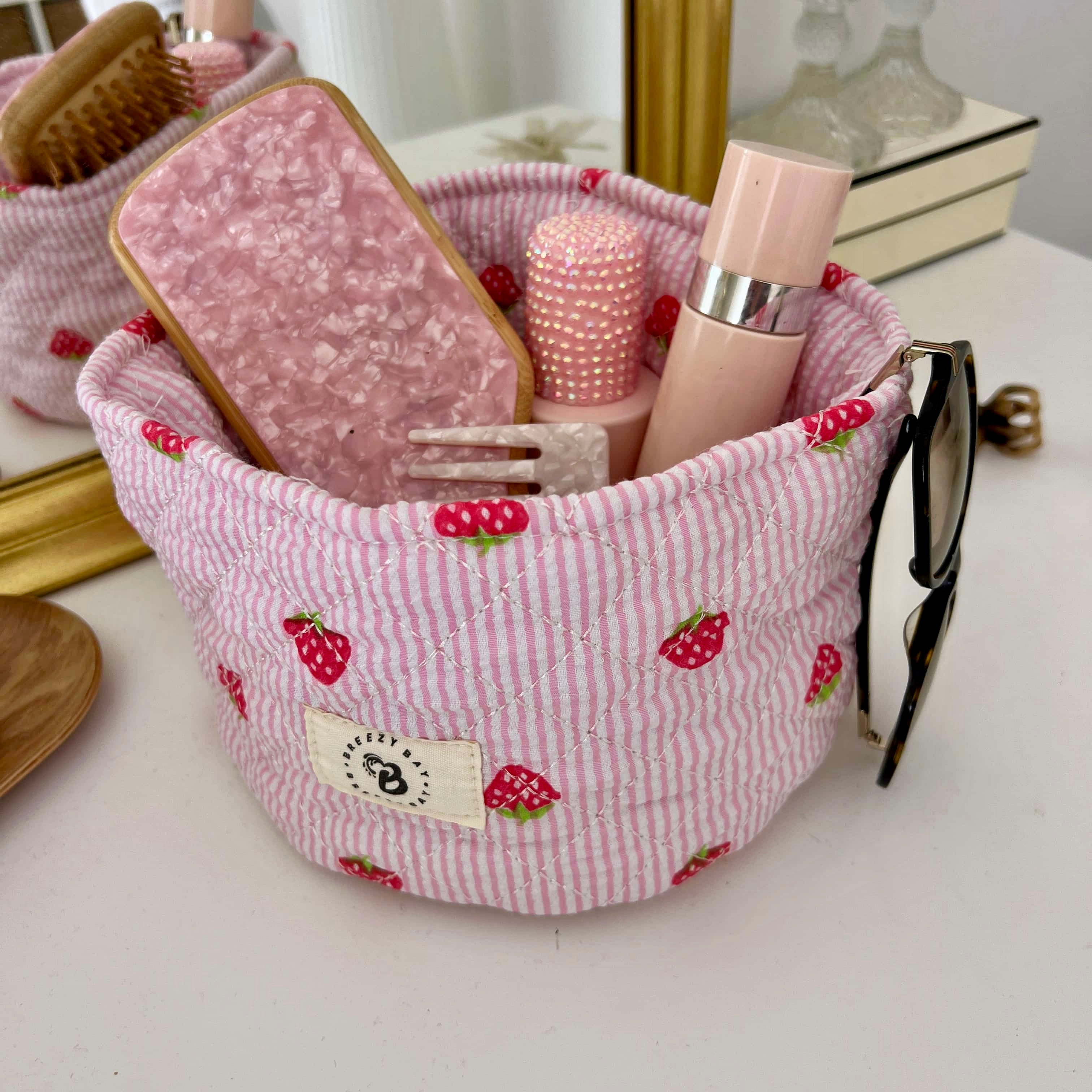 "Strawberry Dream" Vanity Basket