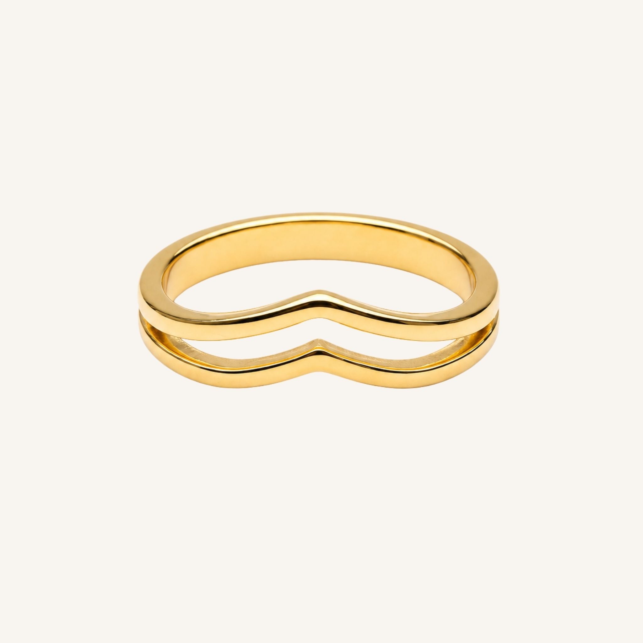 Double V ring