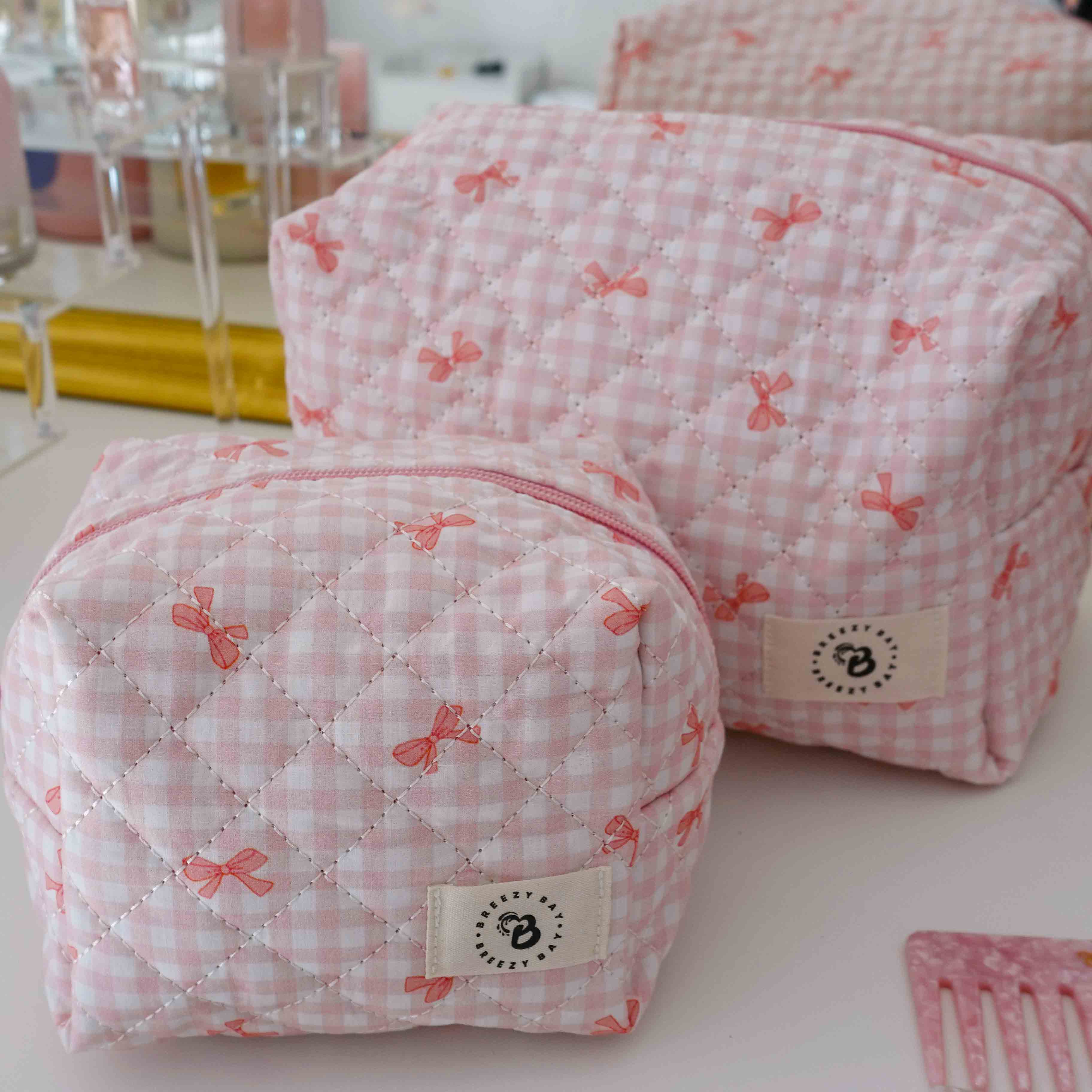"Pink Bow" Large Tasche